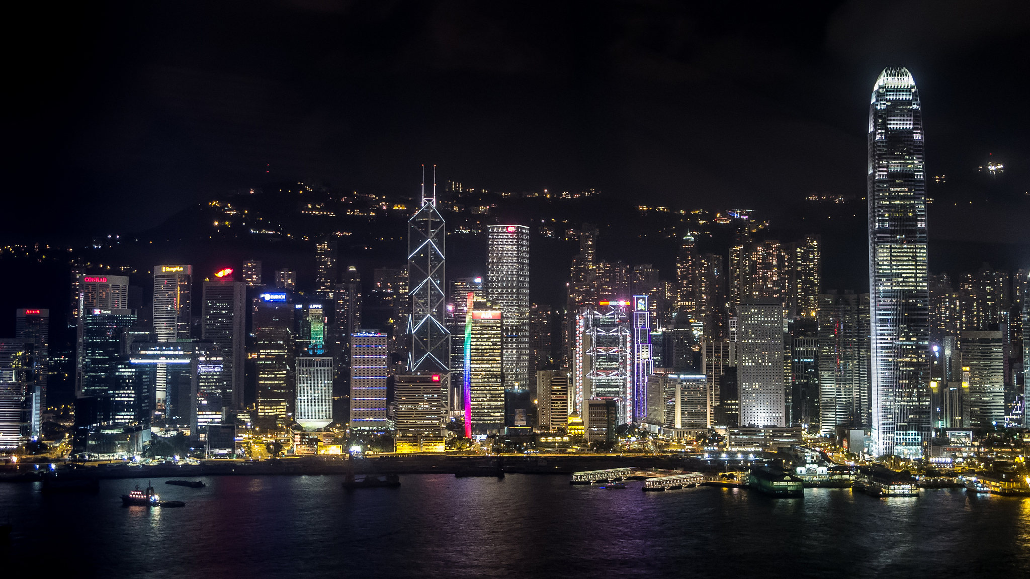 hong kong island skyline