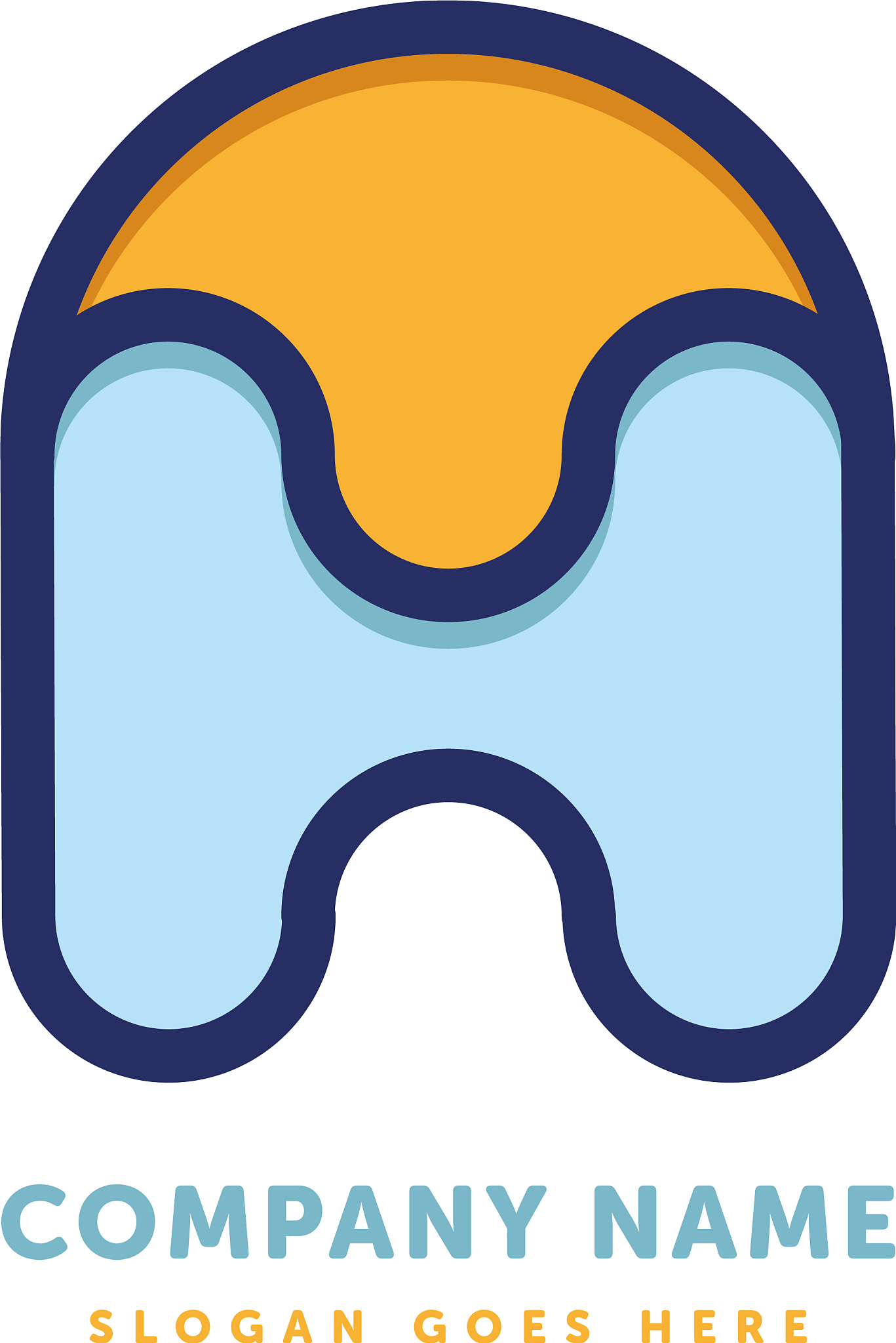 h letter logo creative abstract icon mark design