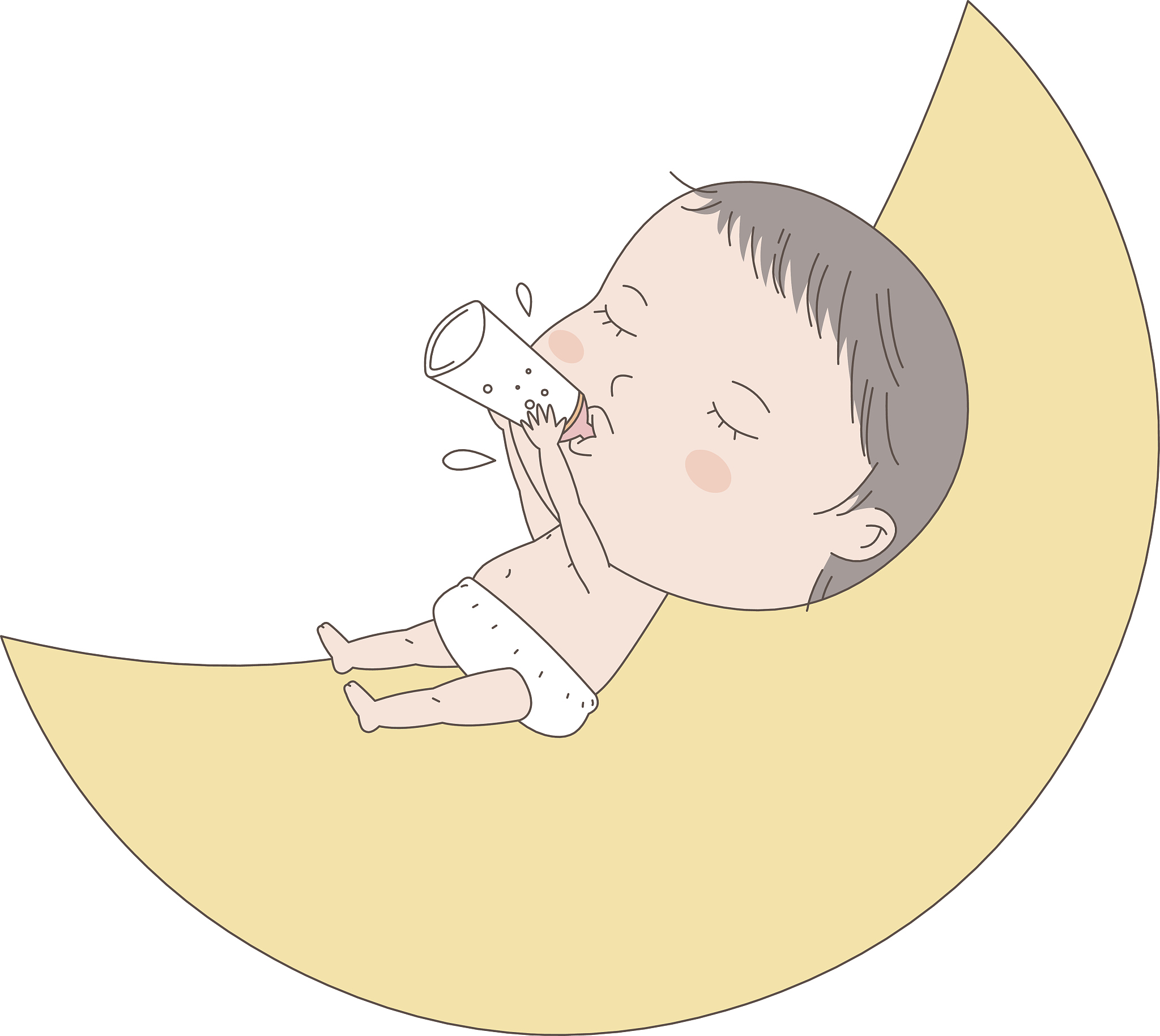 二月龄宝宝喝奶哭身体打挺是什么原因？怎么解决？