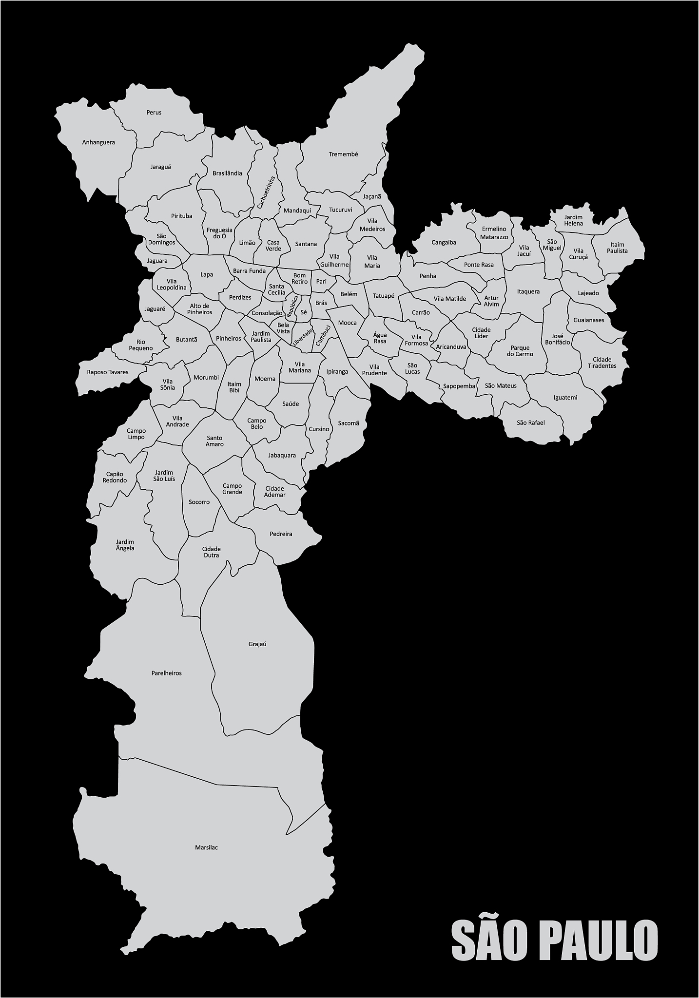 sao paulo city map