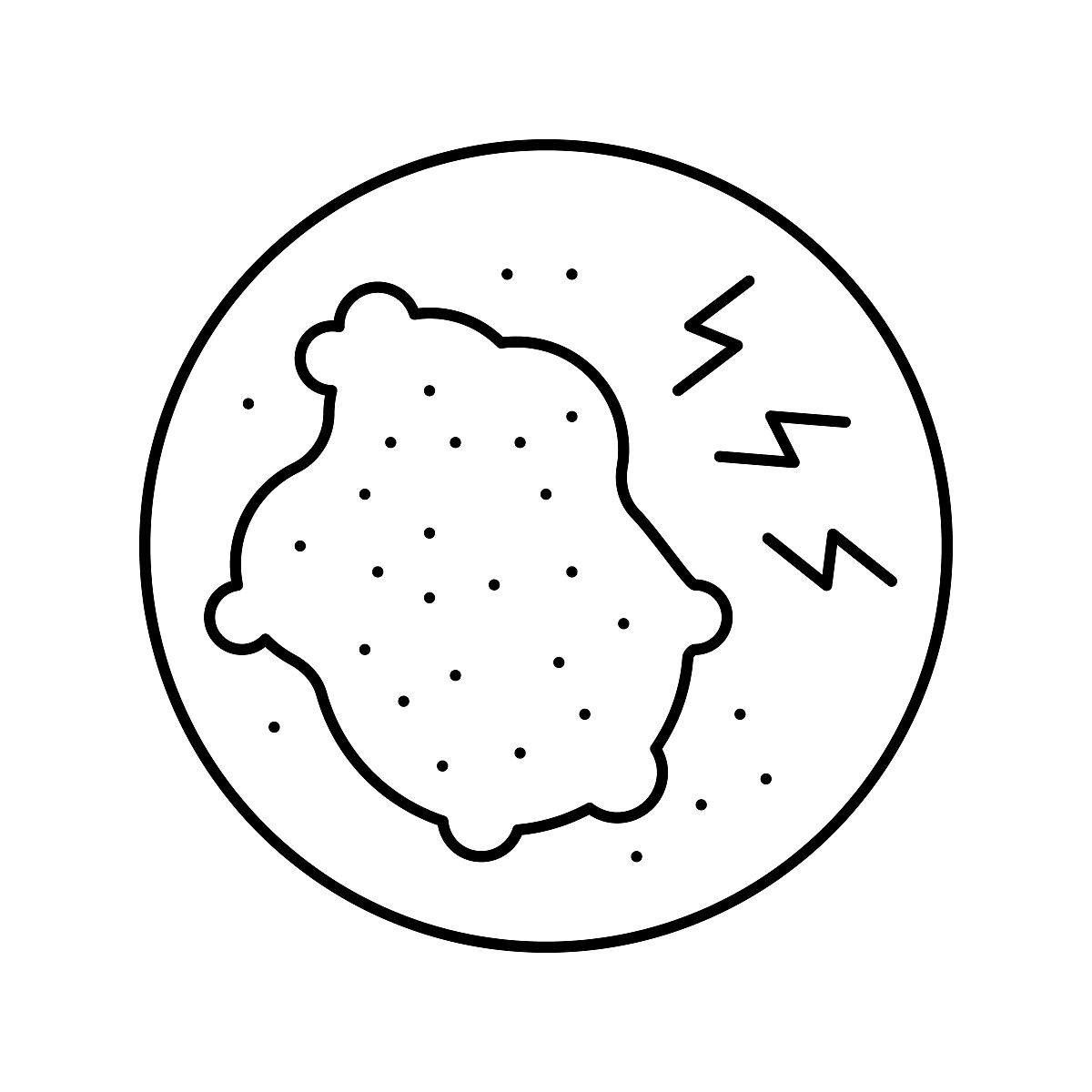 皮肤<strong>瘙痒</strong>疾病线图标矢量插图