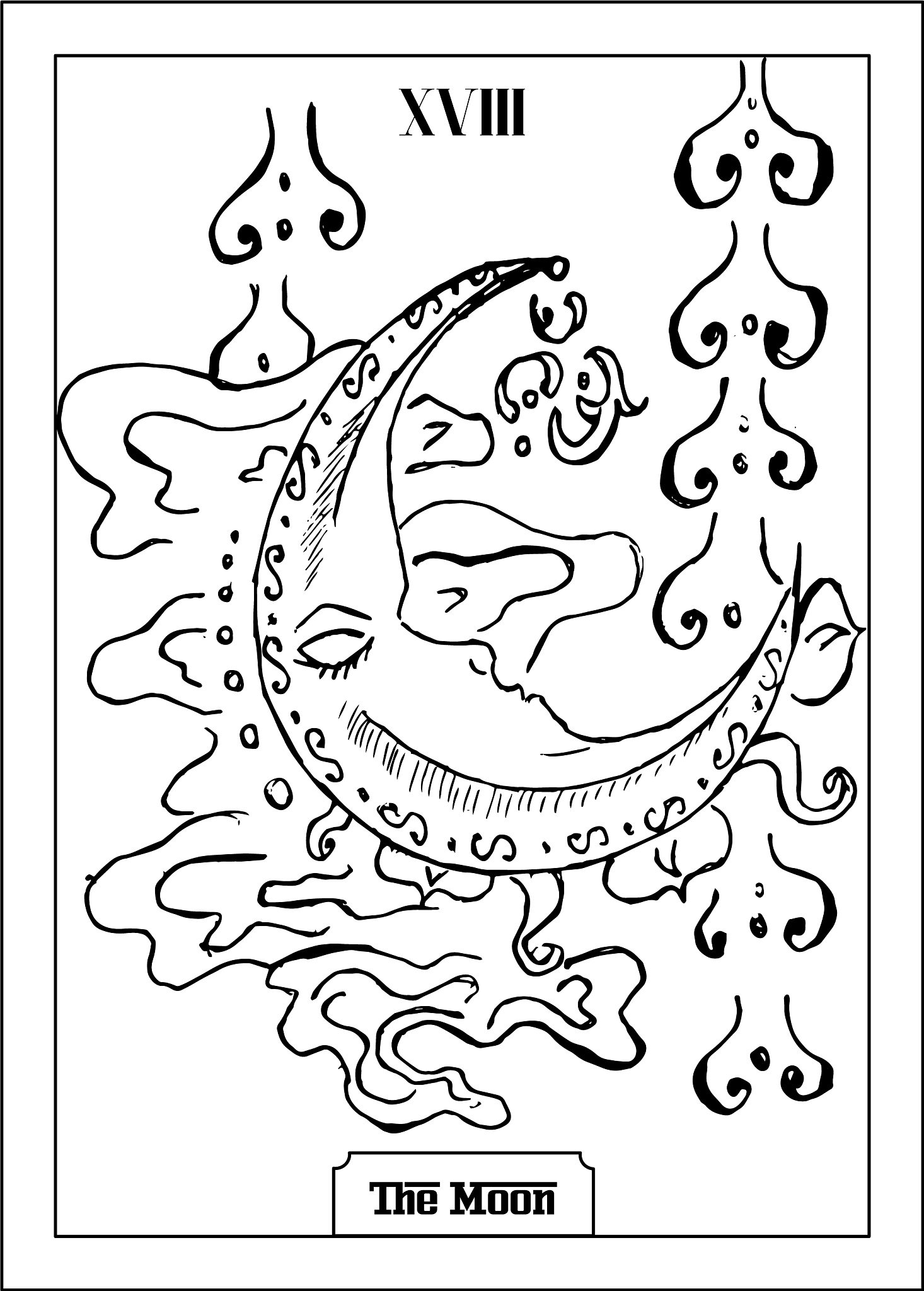 塔罗牌正位月亮牌：健康方面解读 - 情绪对身体的影响