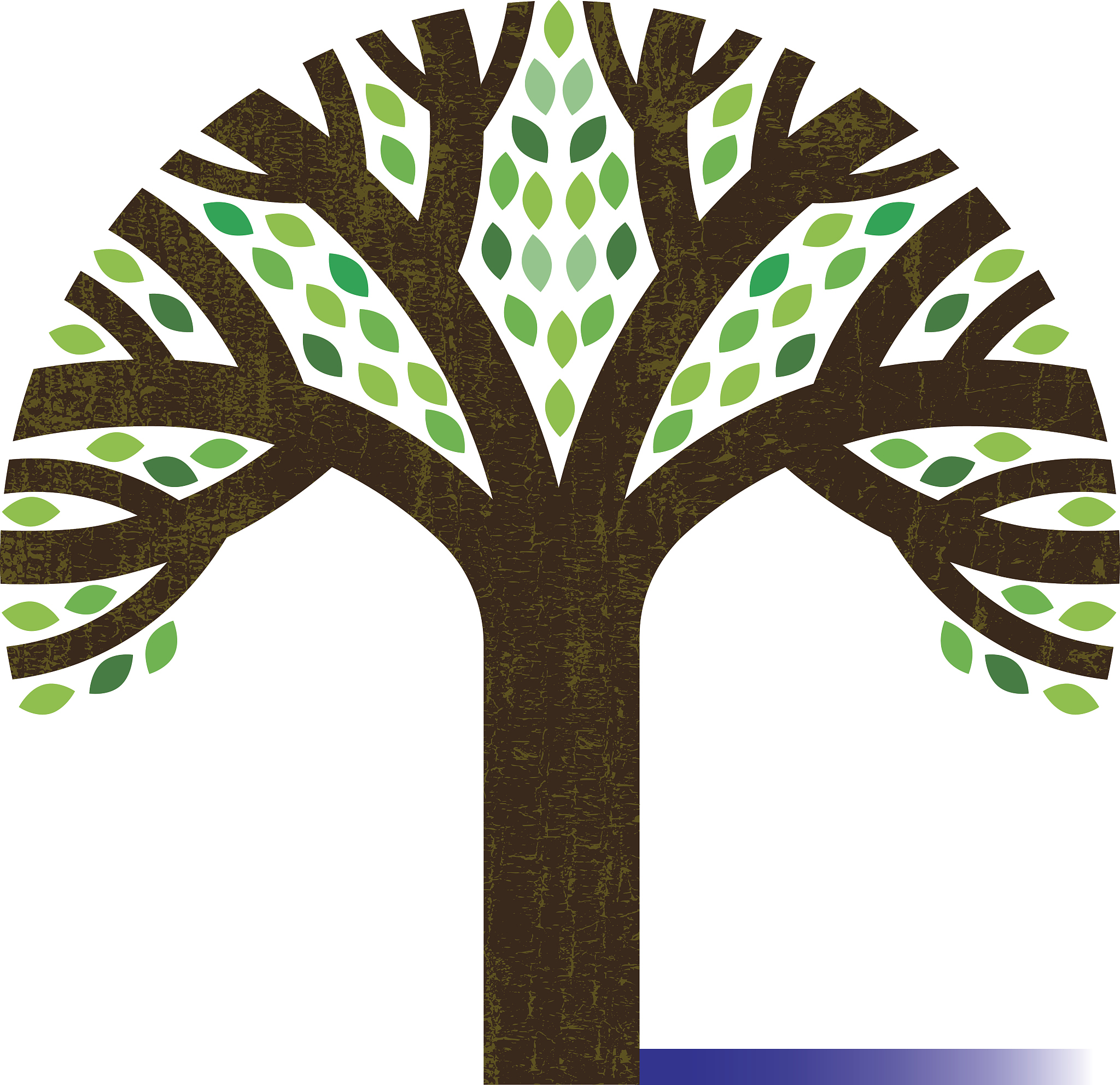 graphic tree illustration