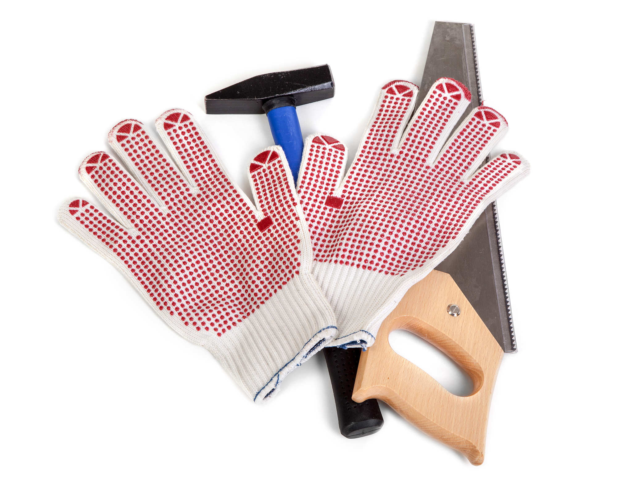 work tools on white