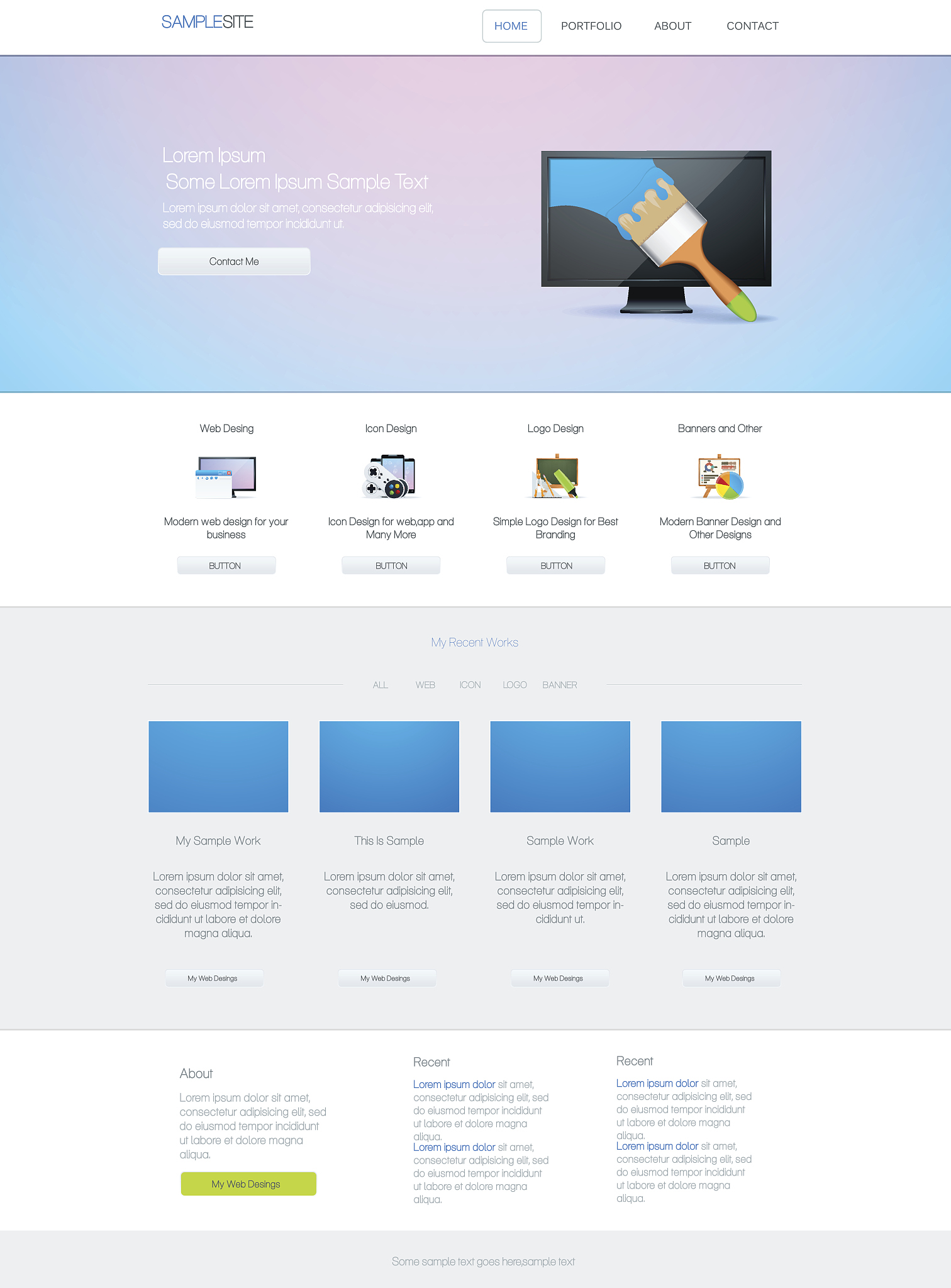 web site design