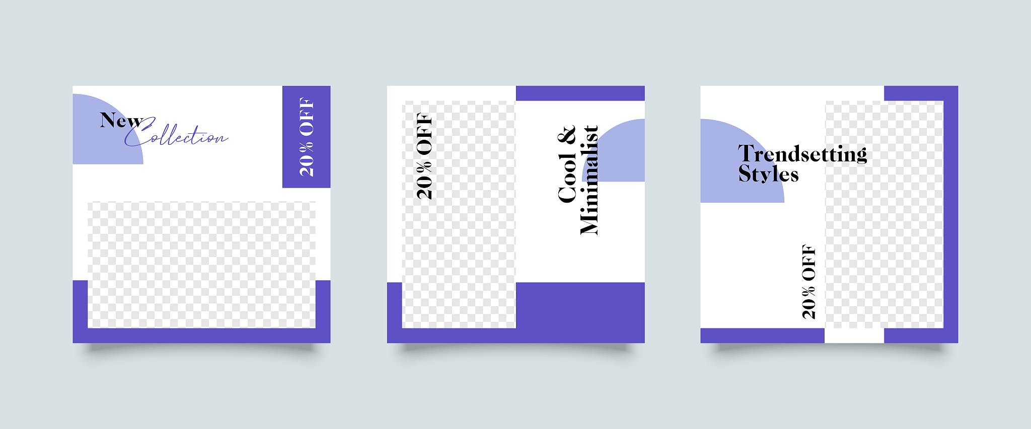 fashion social media post template