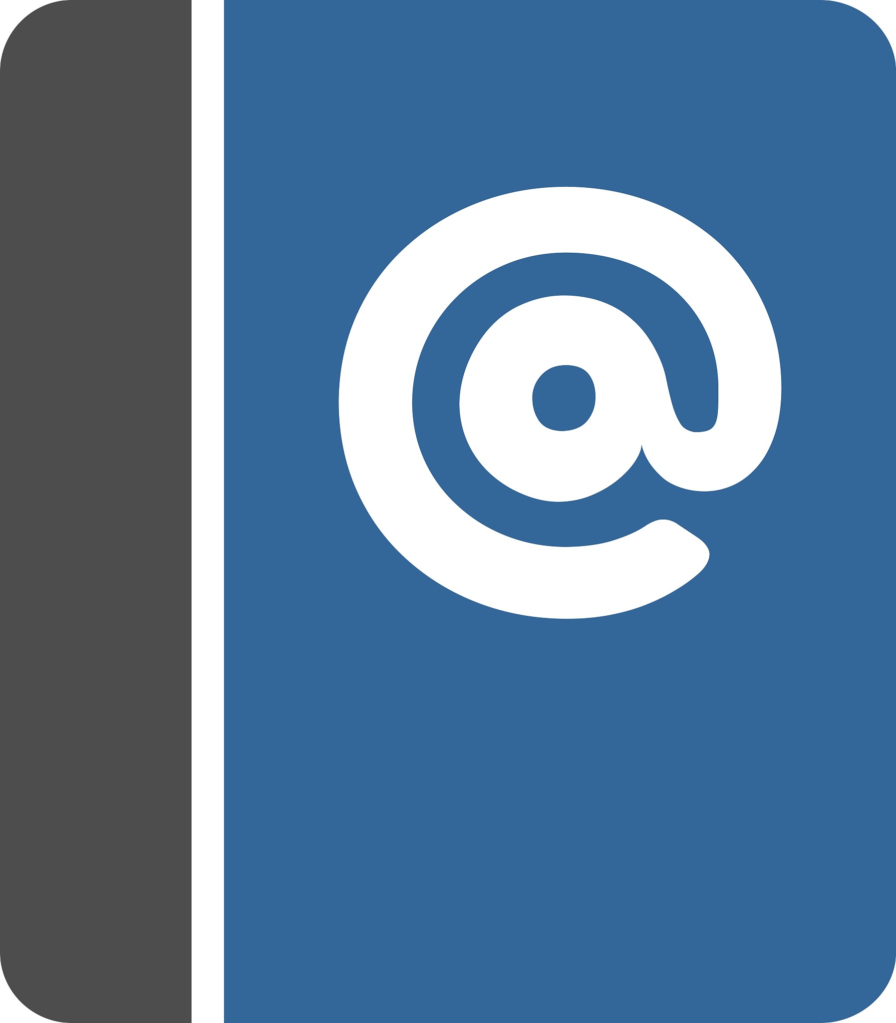 emails icon from business bicolor set