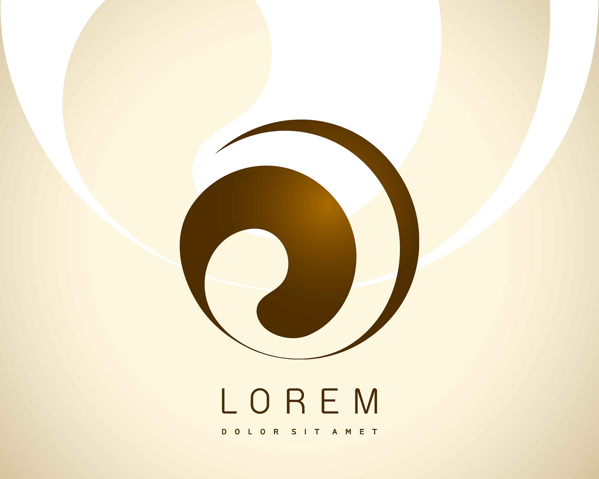 abstract logo design template