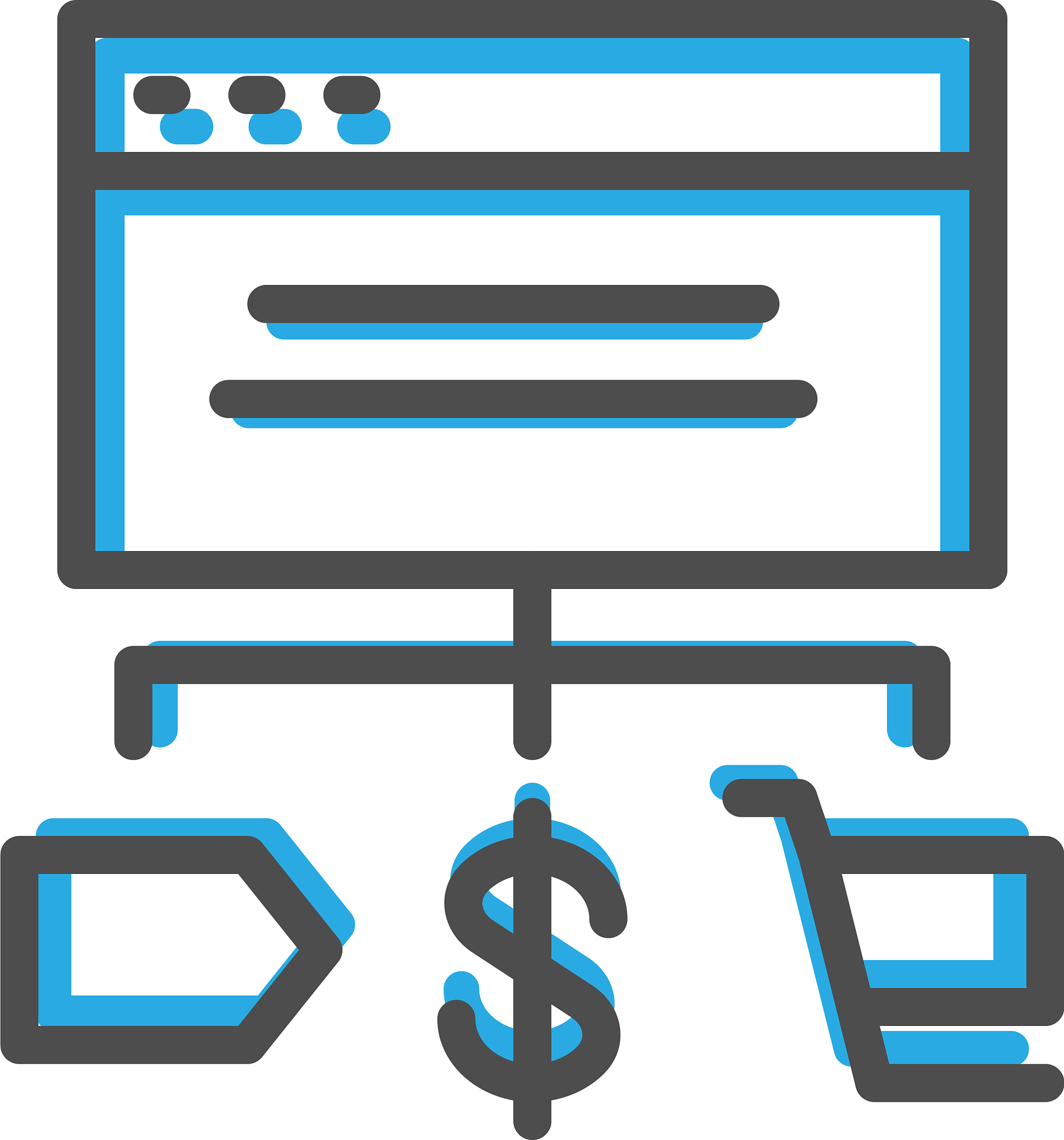 online shop icon design shopping icon design