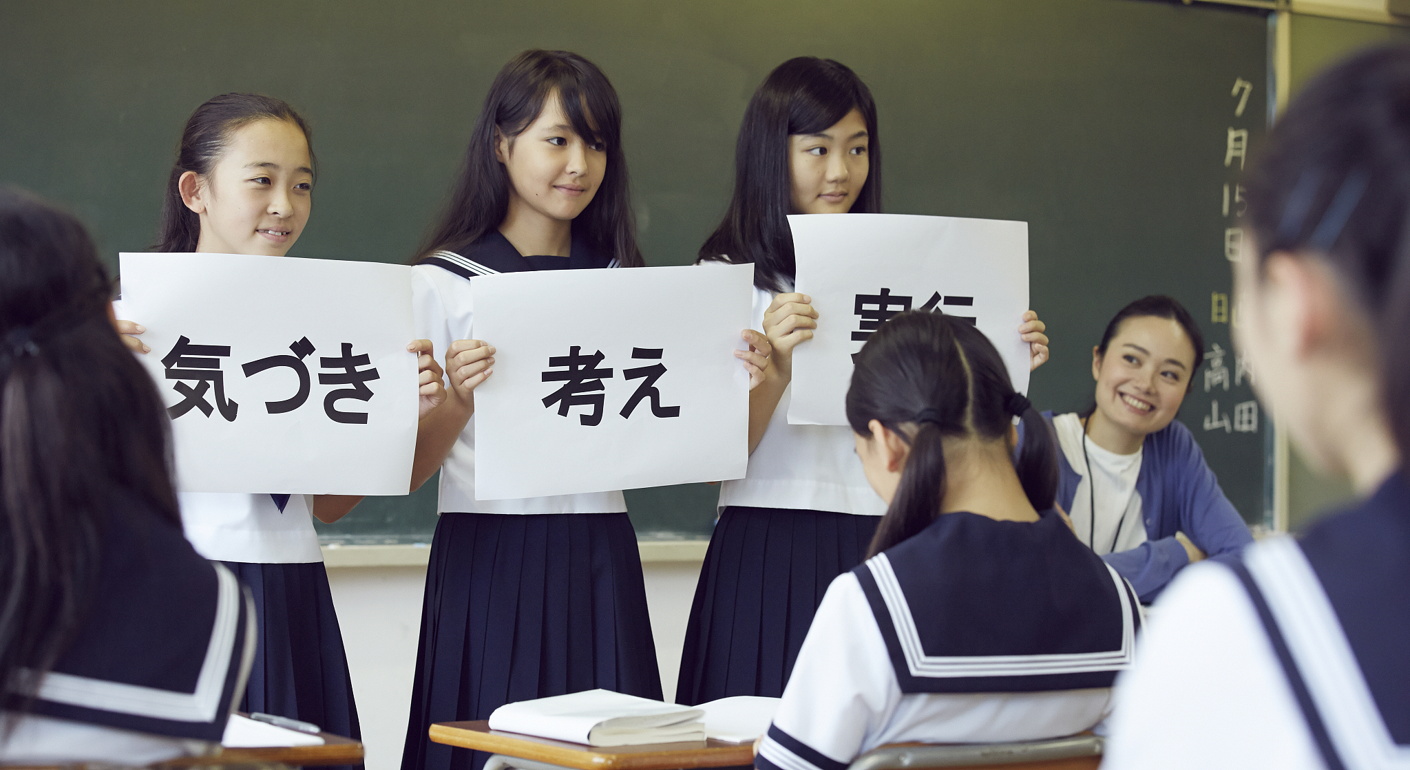 日本中学学生对校园环境、设施维护和菜品质量的评价