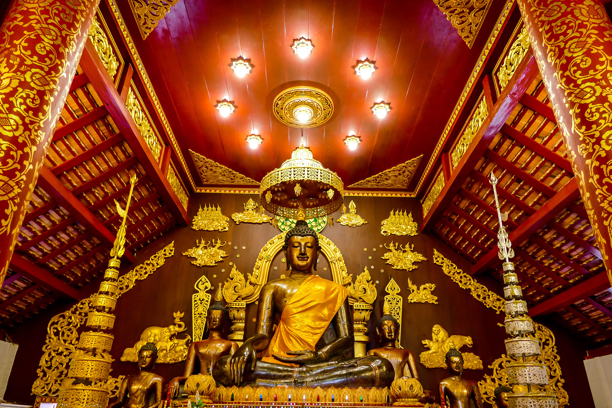 buddha statue in bangkok thailand, digital photo picture as a ba
