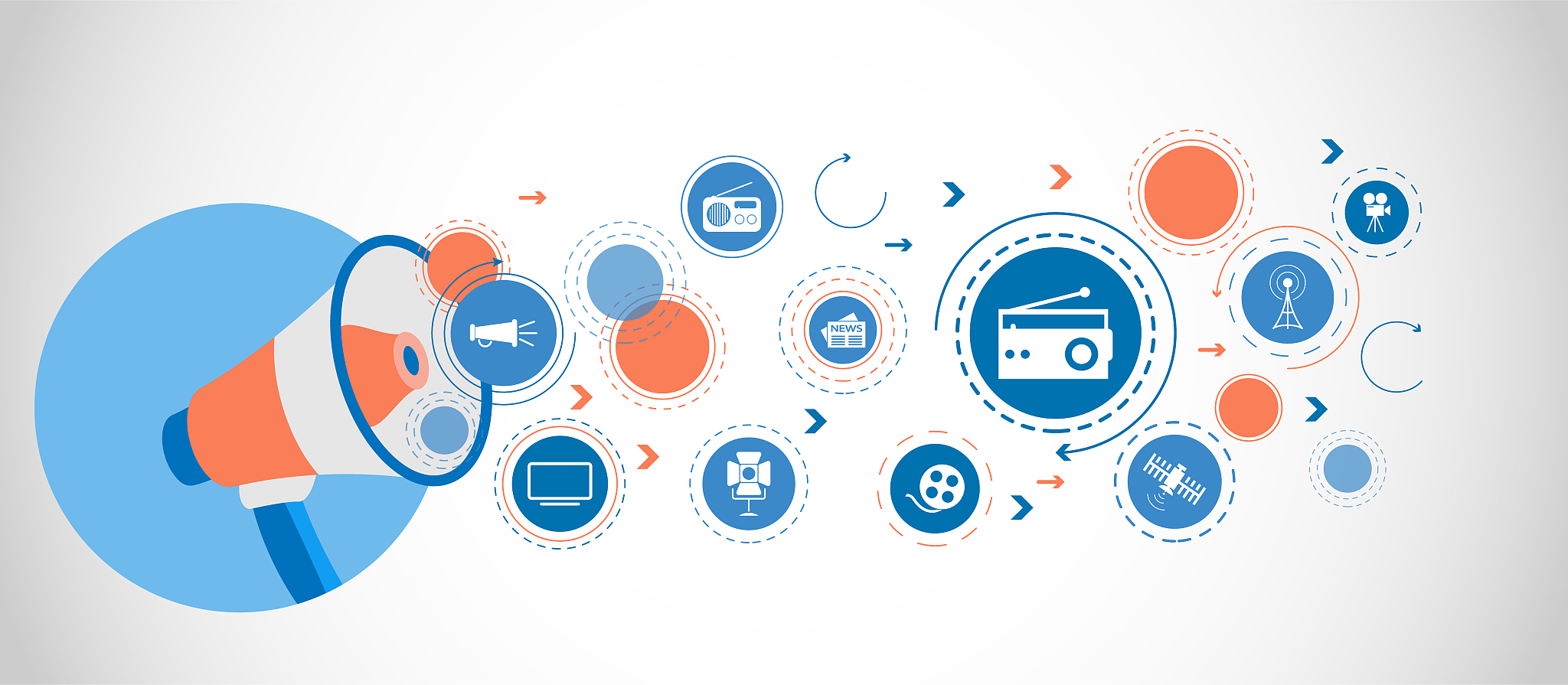 radio icon. detailed set icons of media element icon. premium qu
