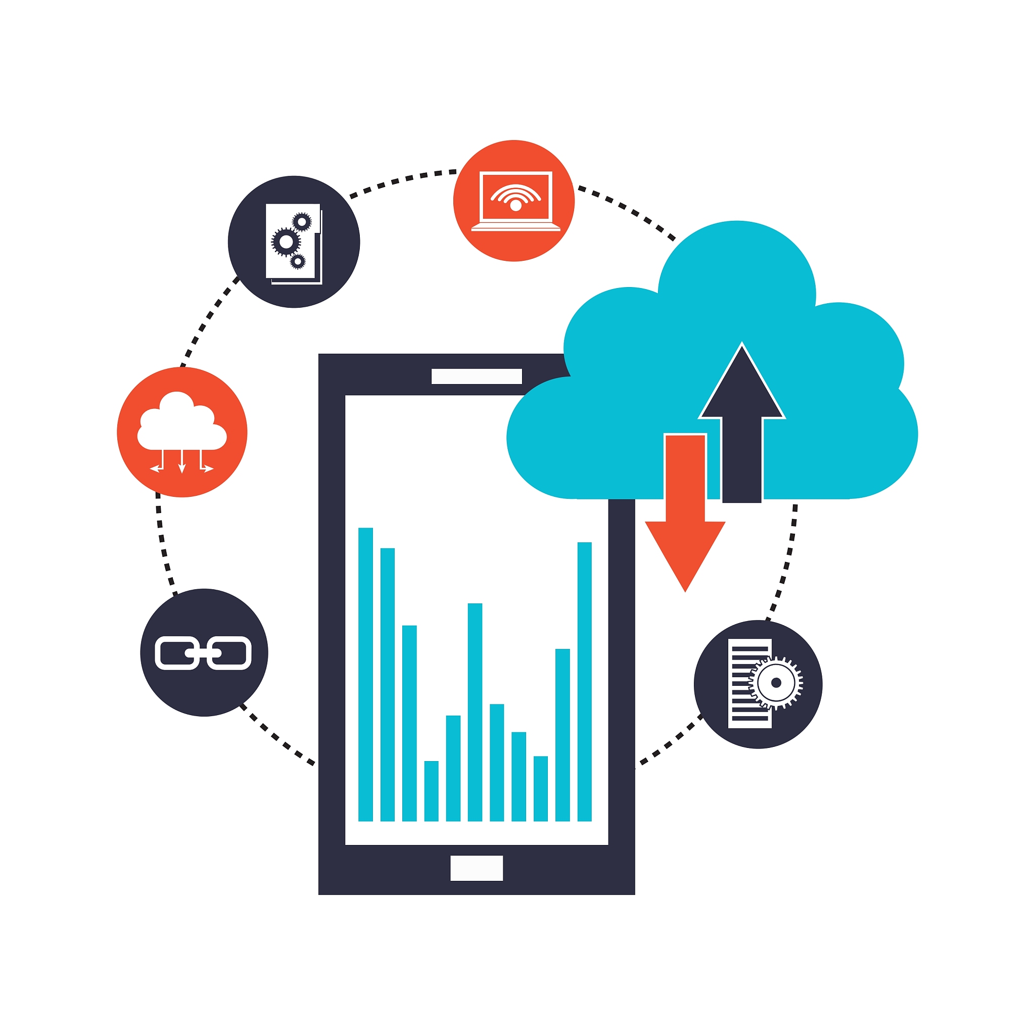 big data management icons