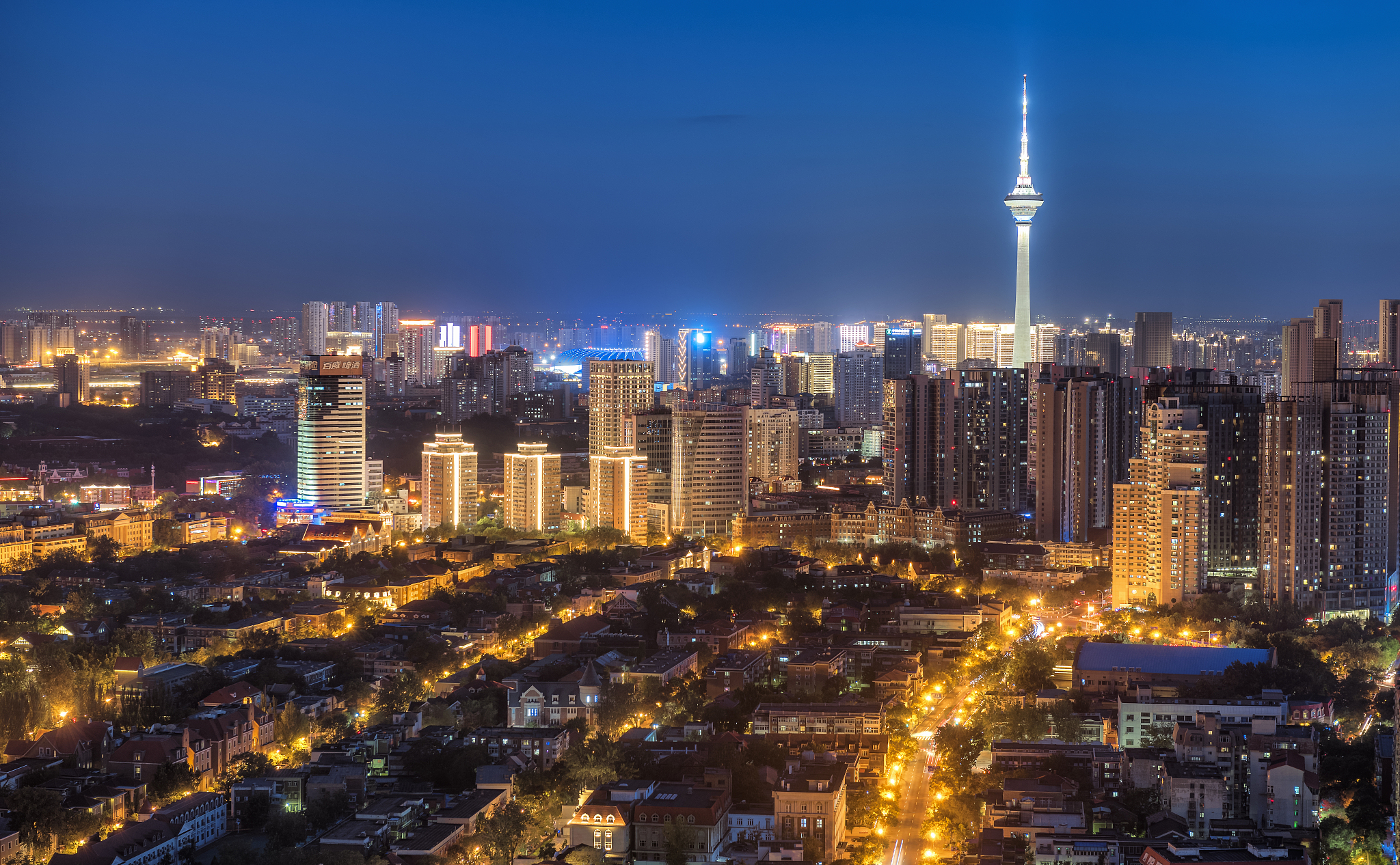 天津五大道夜景