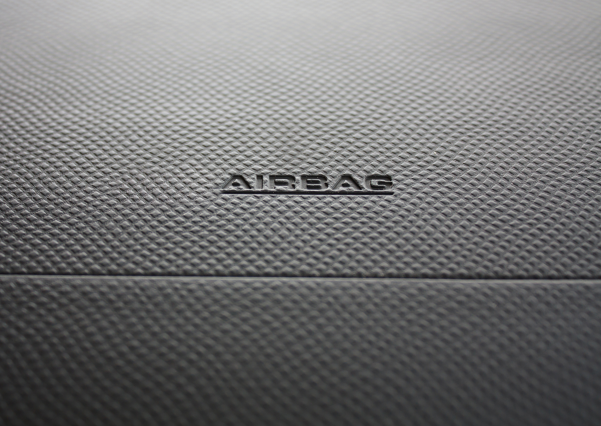 airbag sign - technology safety background