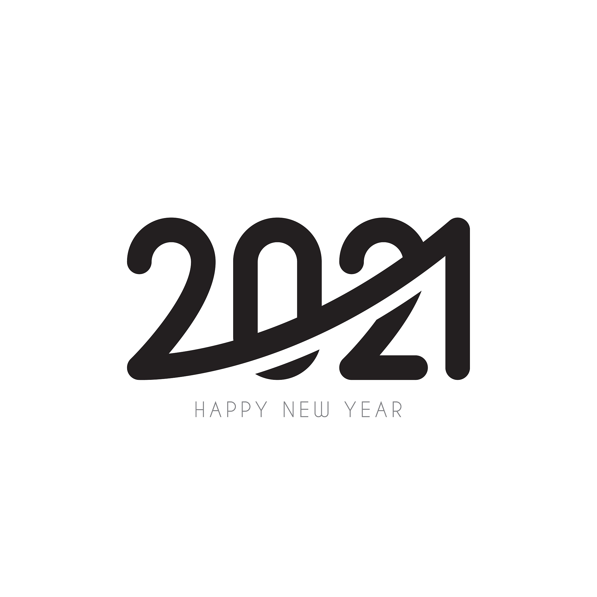 2021 happy new year symbol design