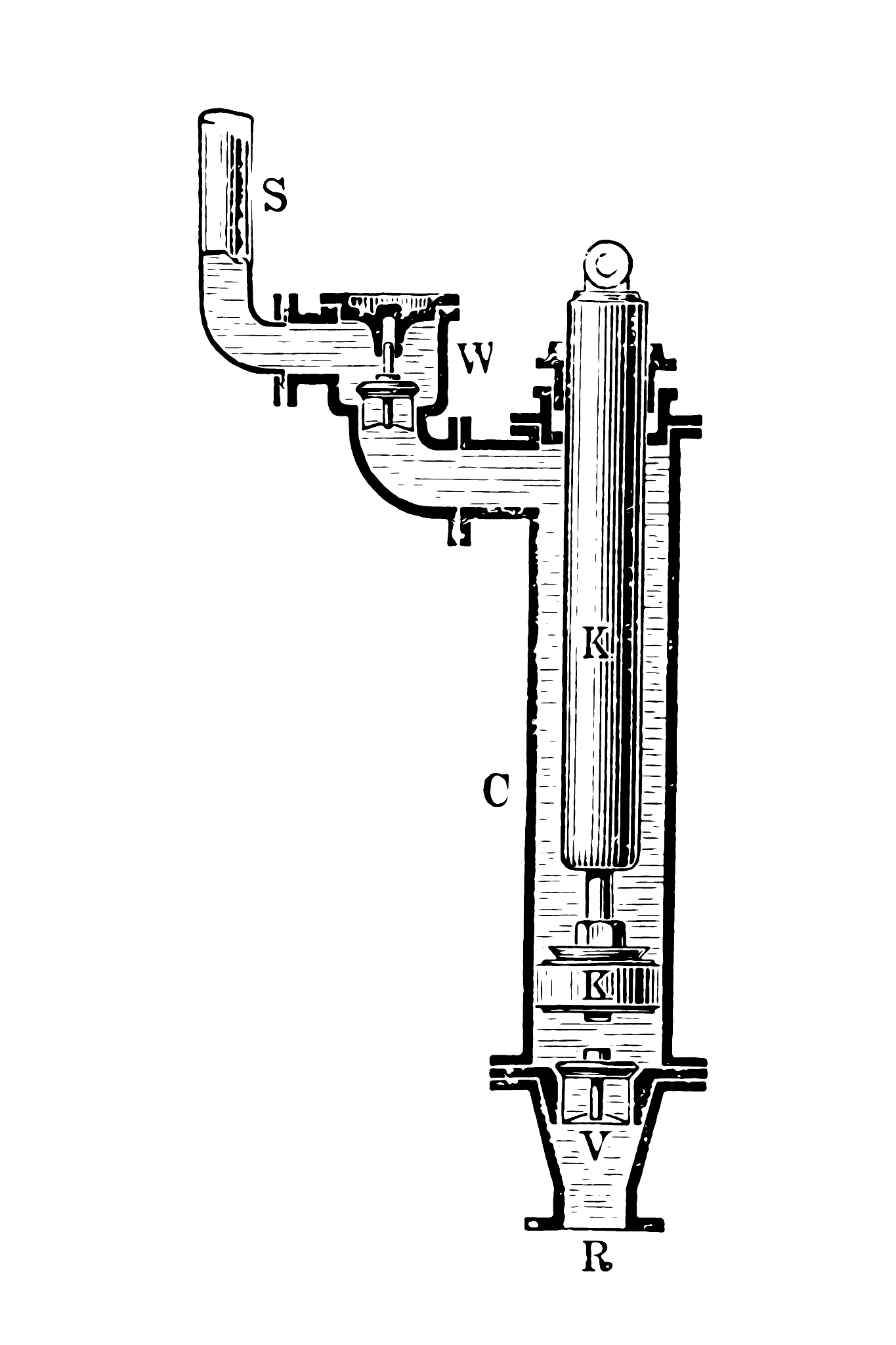 压水管路设计流速与吸水管路比较