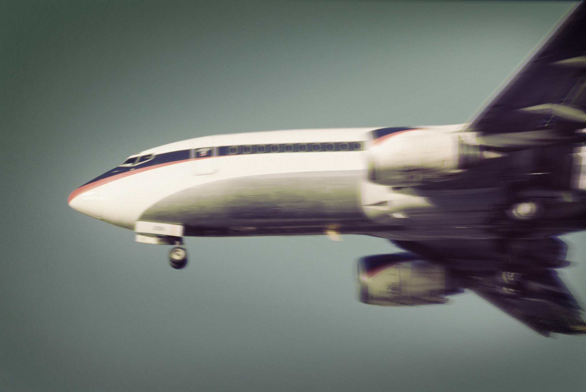 detail of airborne aircraft