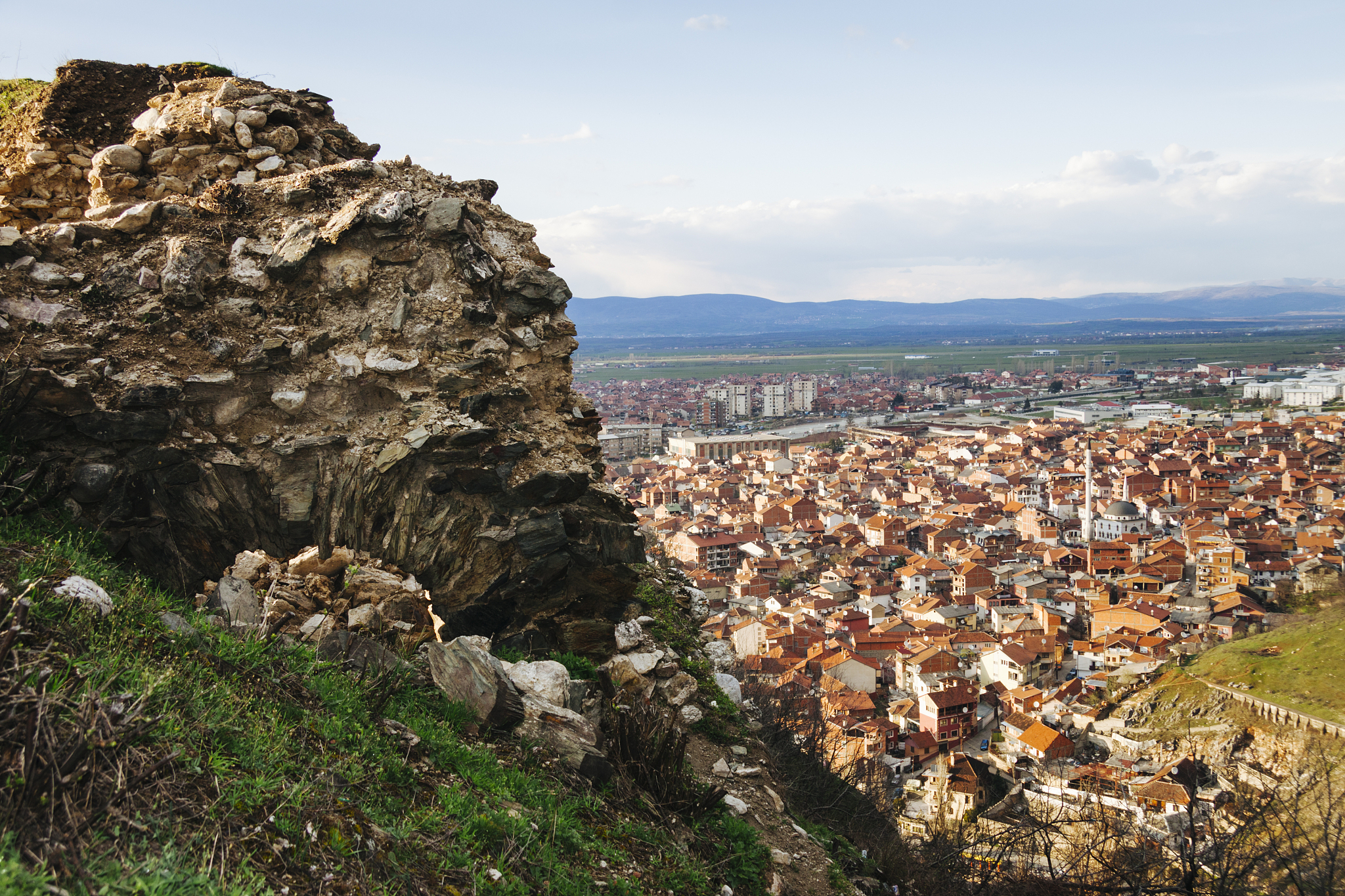 prizren overview from fortress