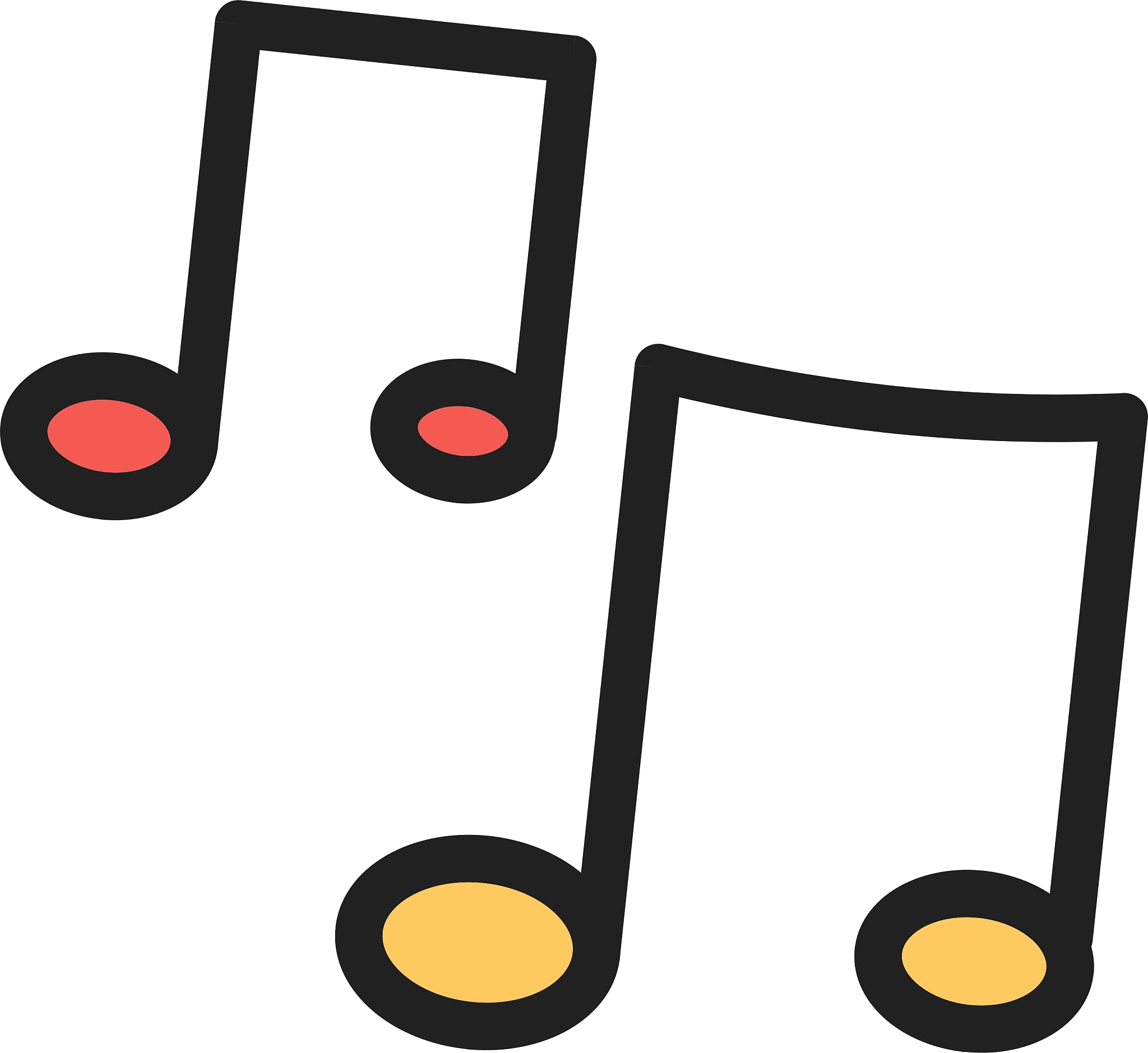 music notes