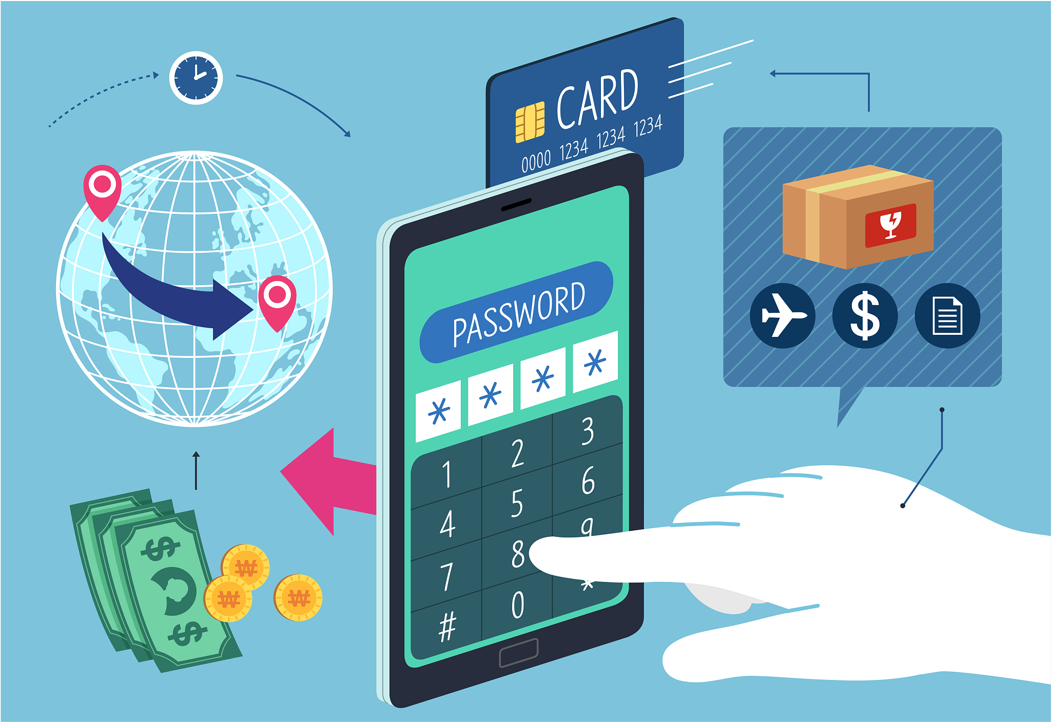 finance security illust