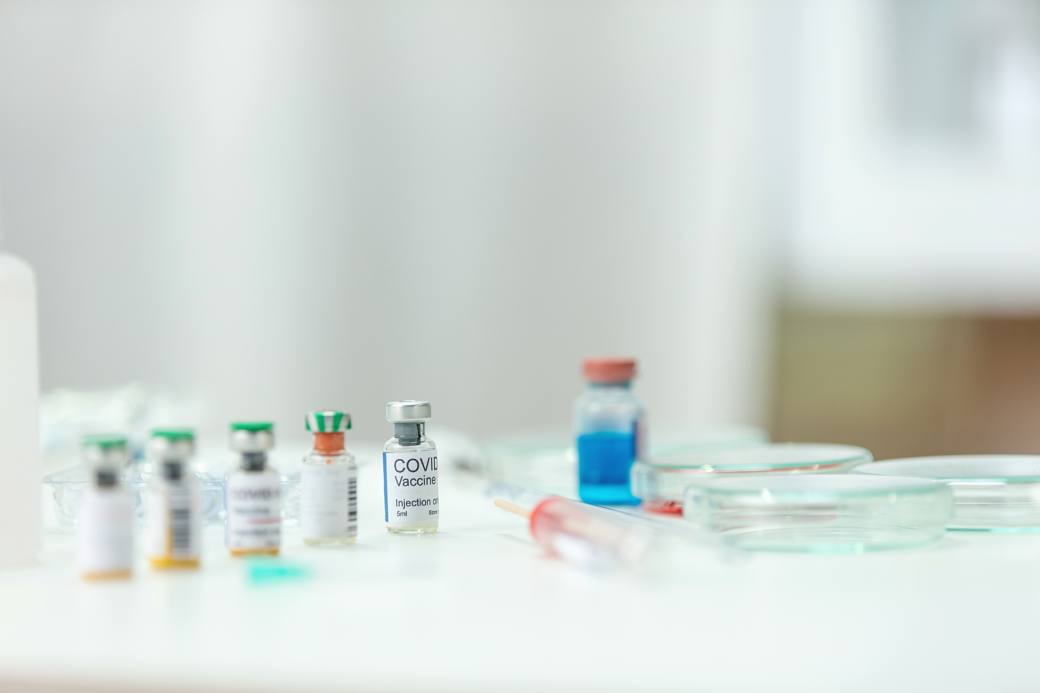 covid-19 vaccine vials