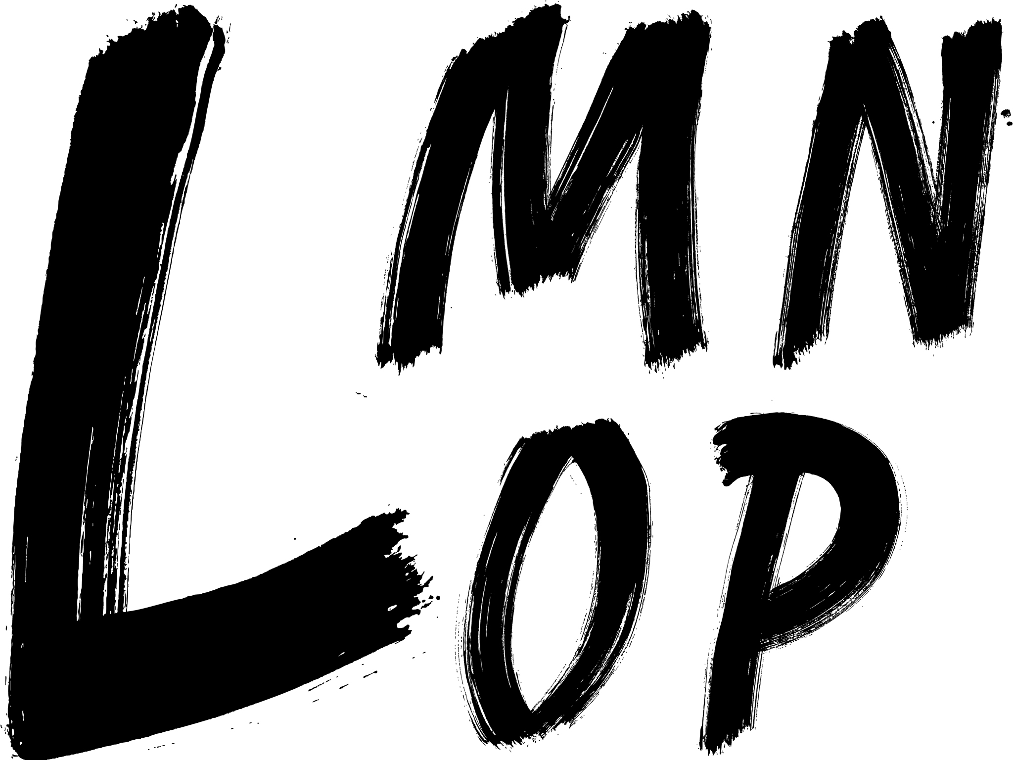 detailed hand written brush font type alphabet