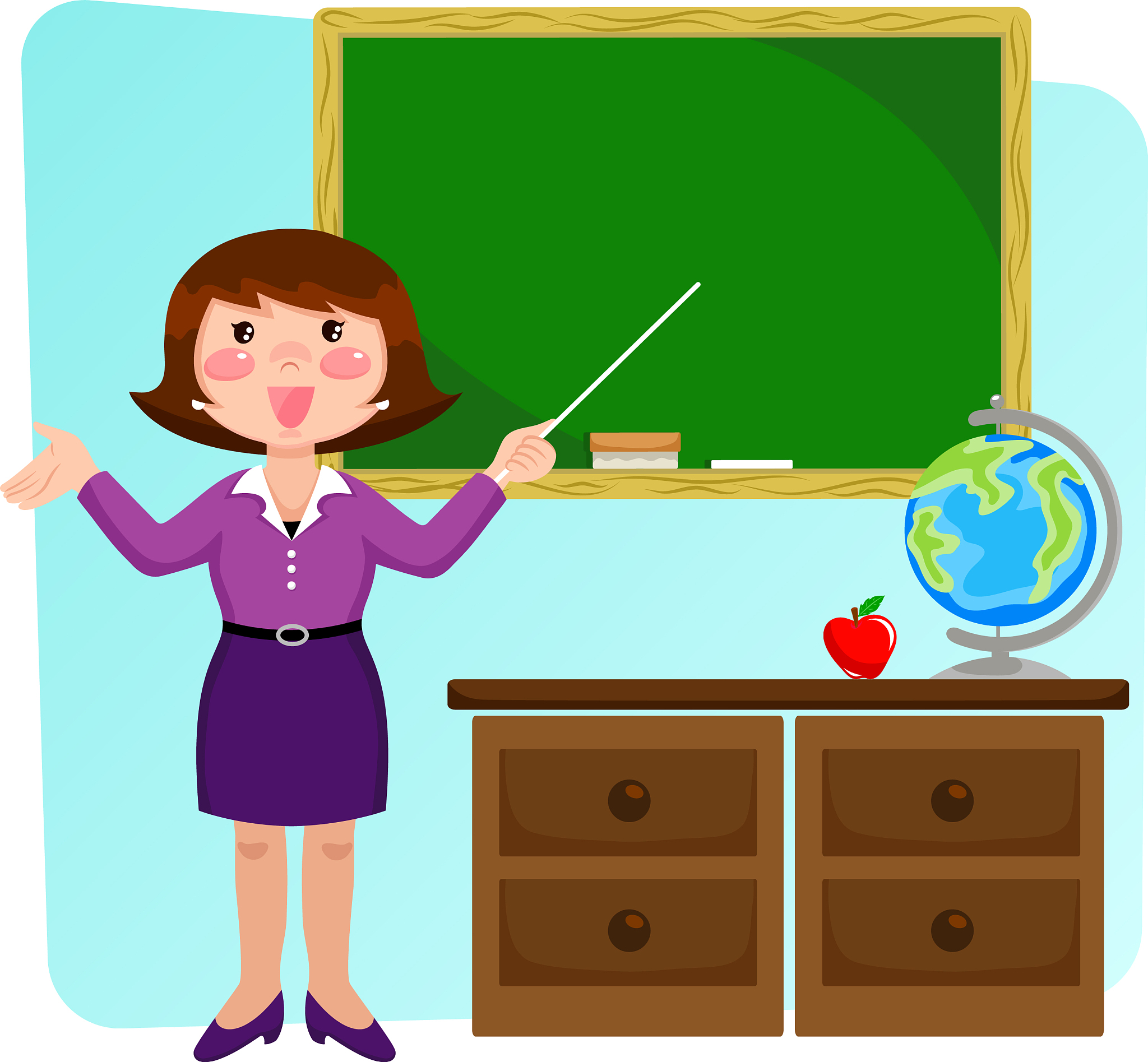 teacher in the classroom