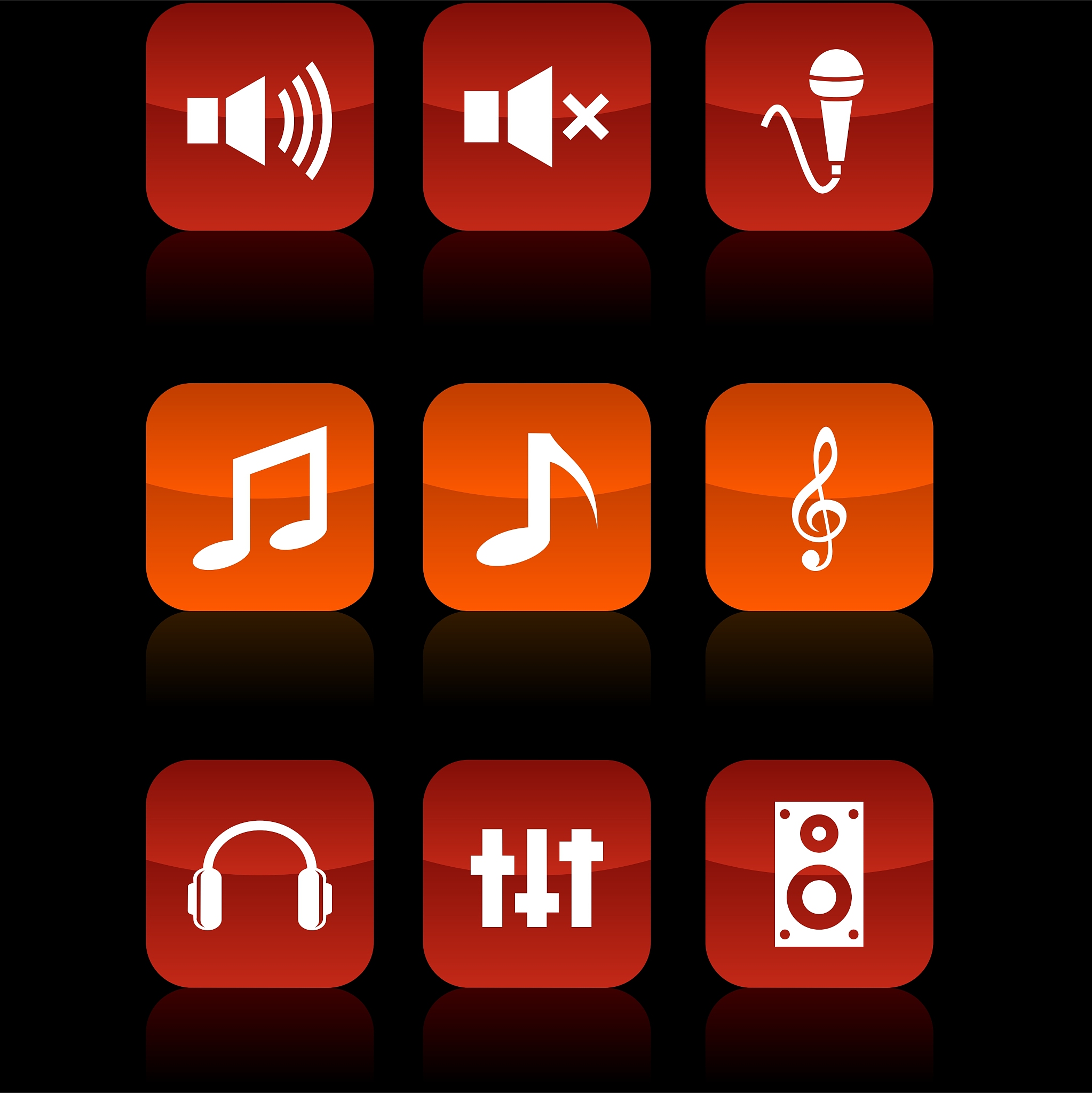 audio buttons