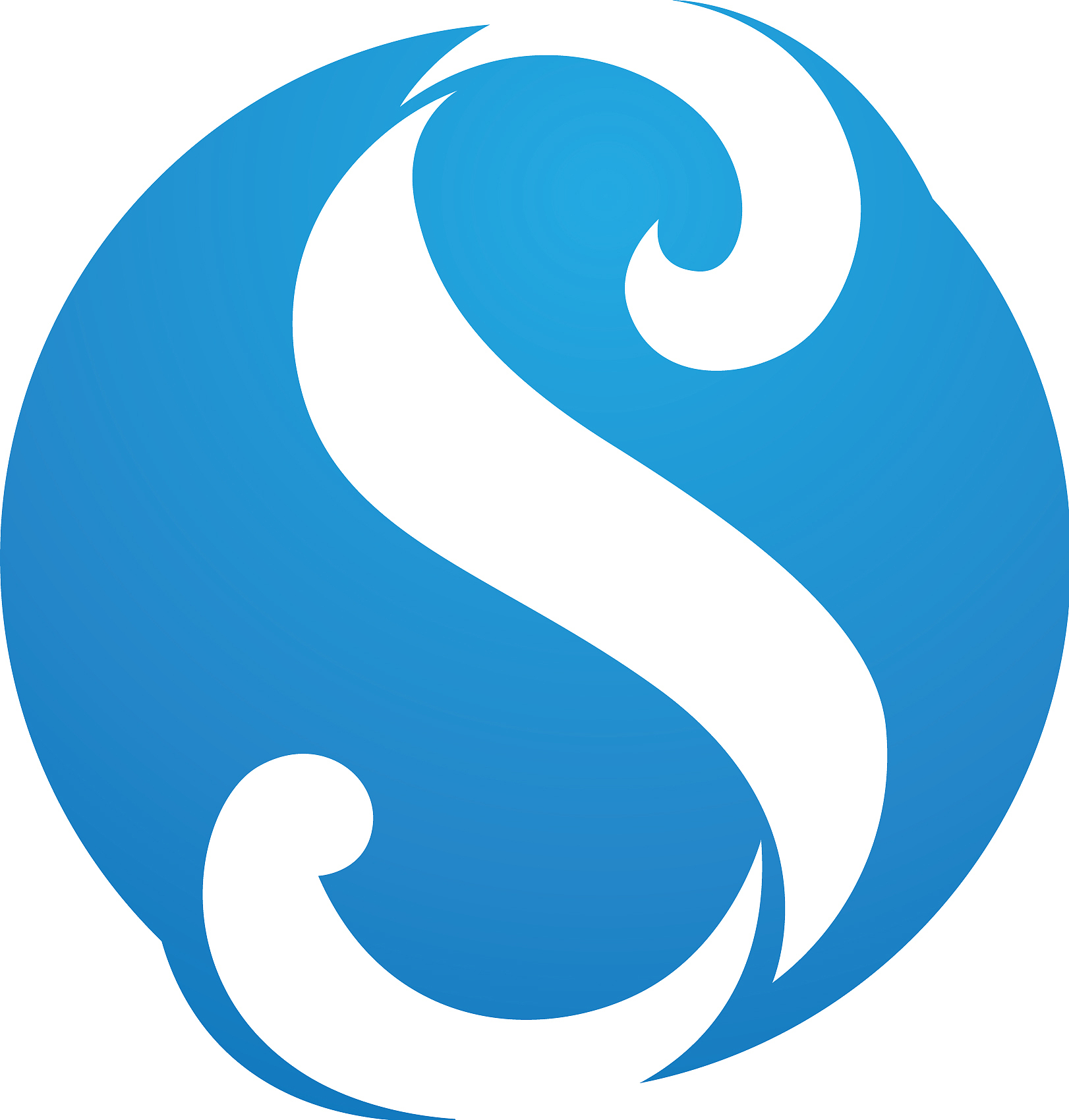 business corporate letter s logo design