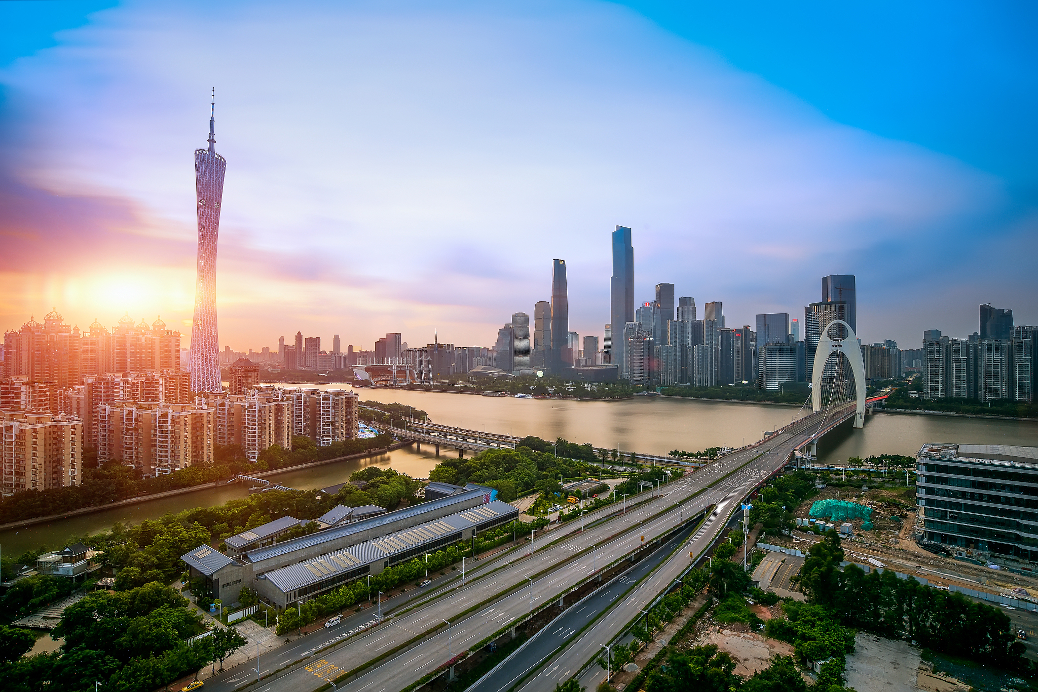 广州城市建筑风光