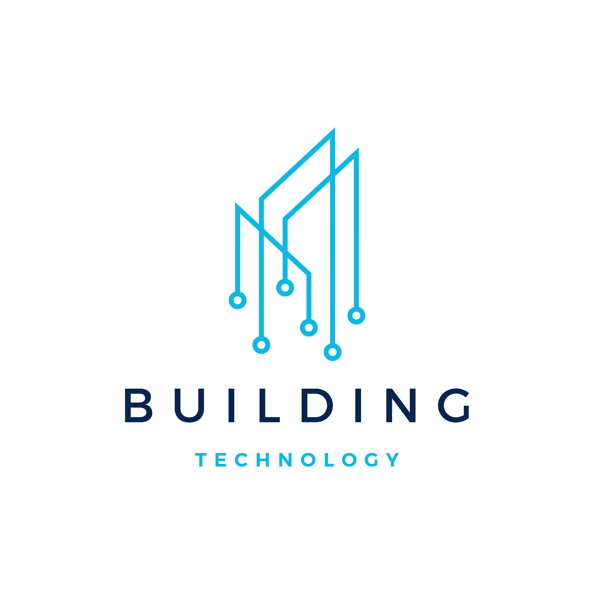 building tech logo icon