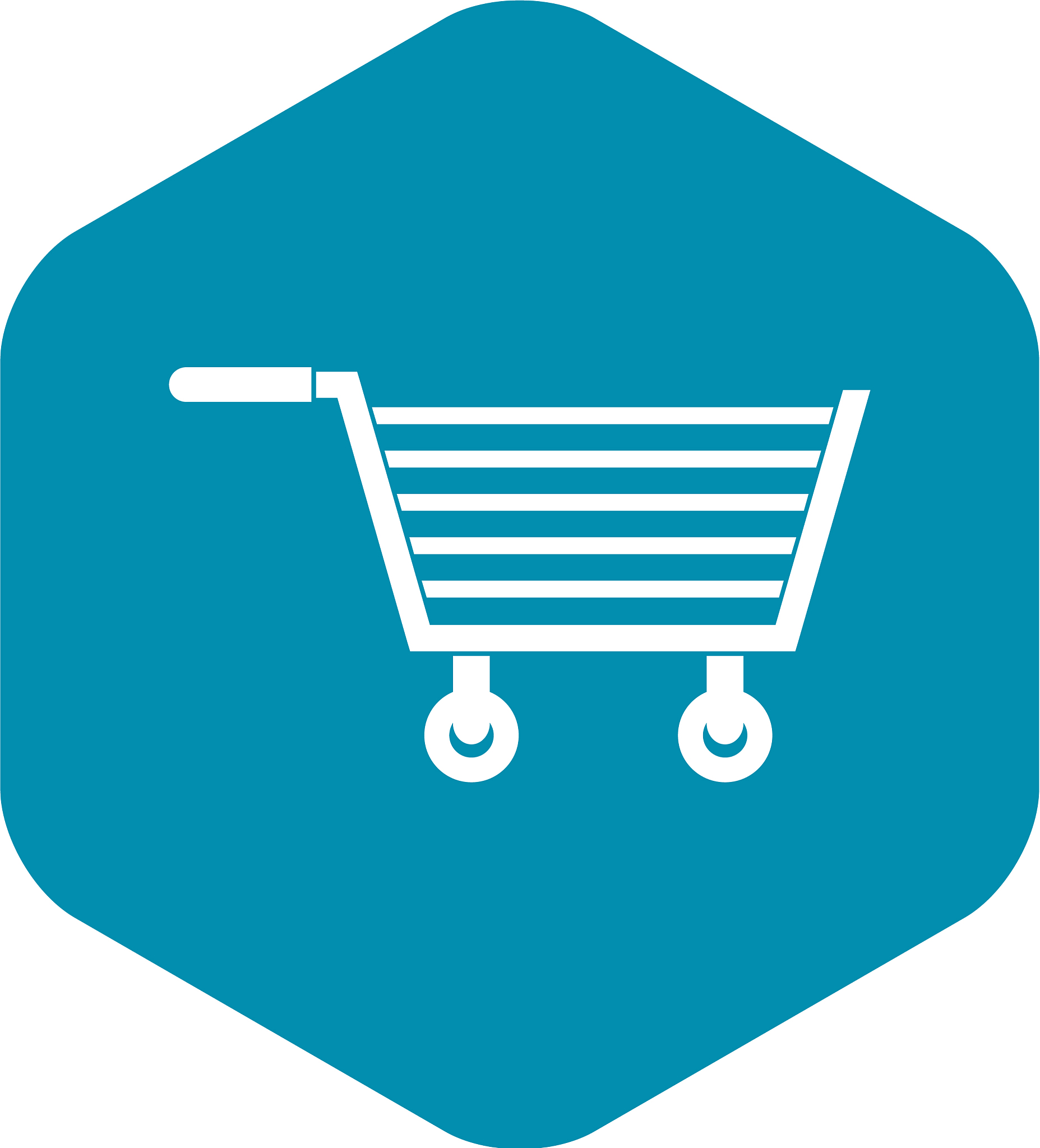online shopping icon simple style