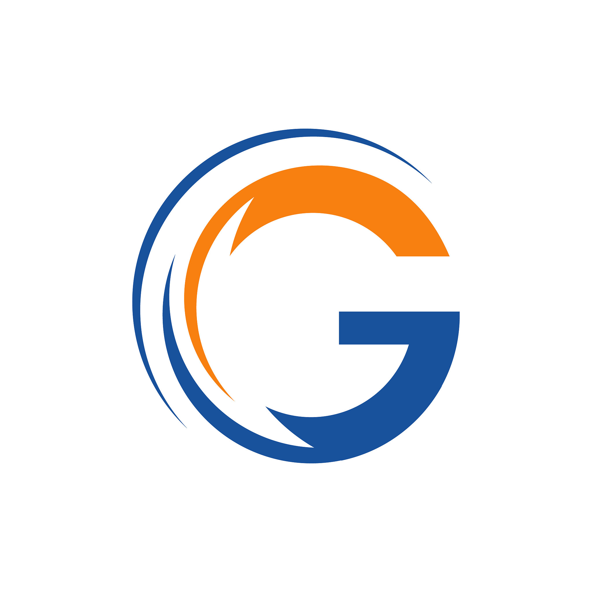 stylish g letter logo design vector concept illustration