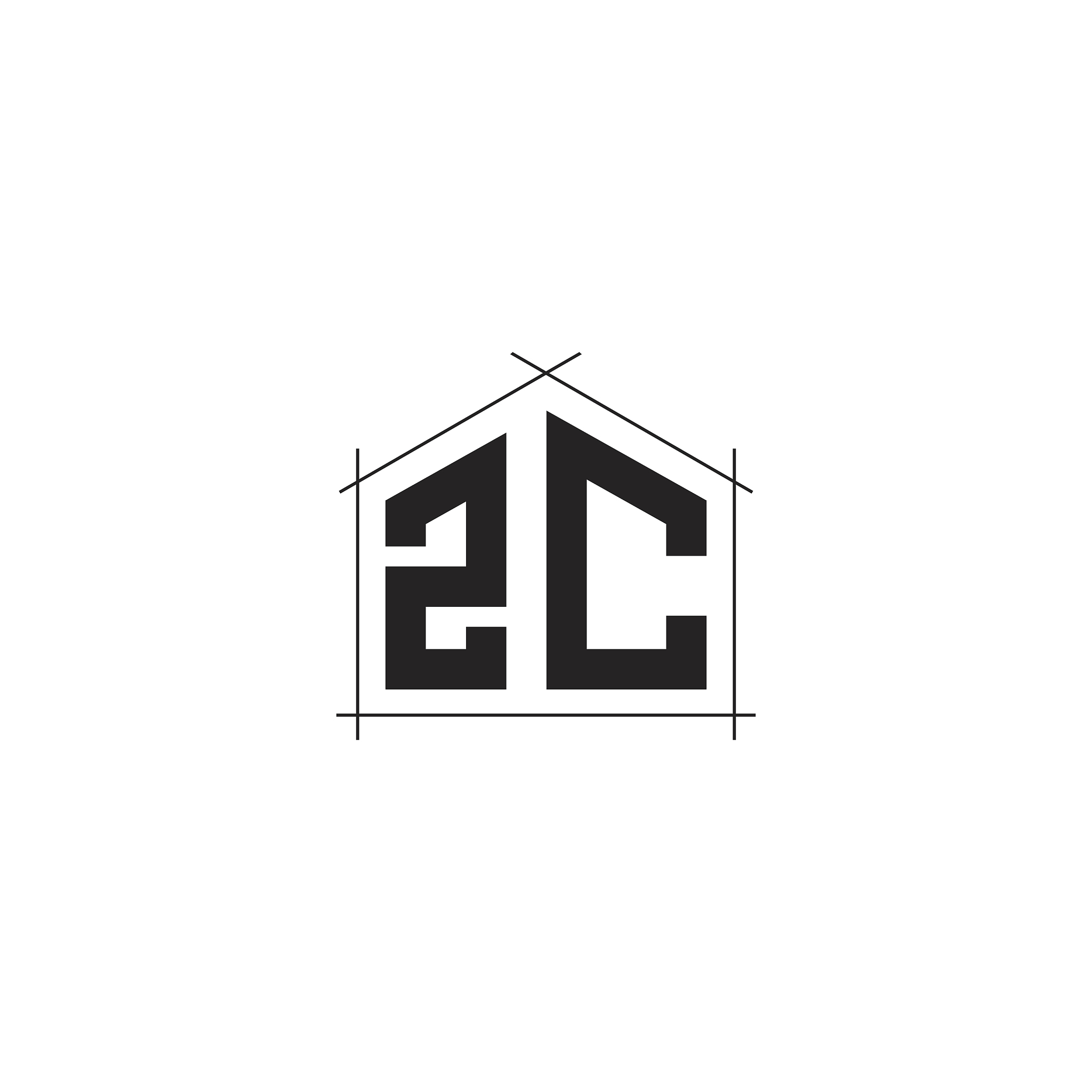 zc letter logo icon design template elements
