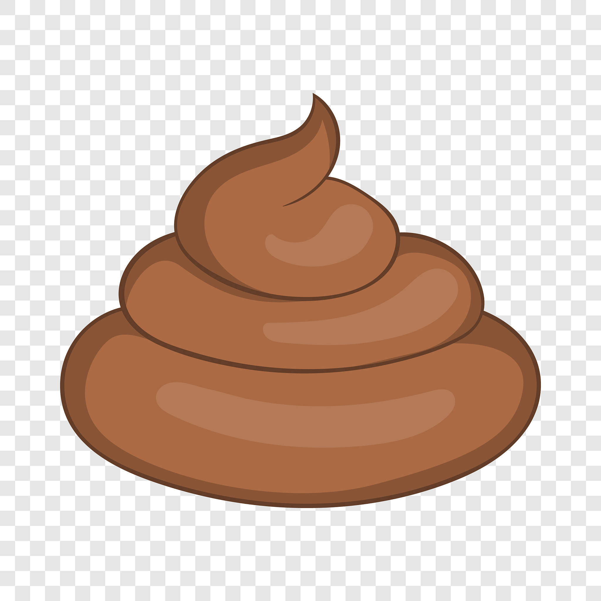 piece turd icon cartoon style