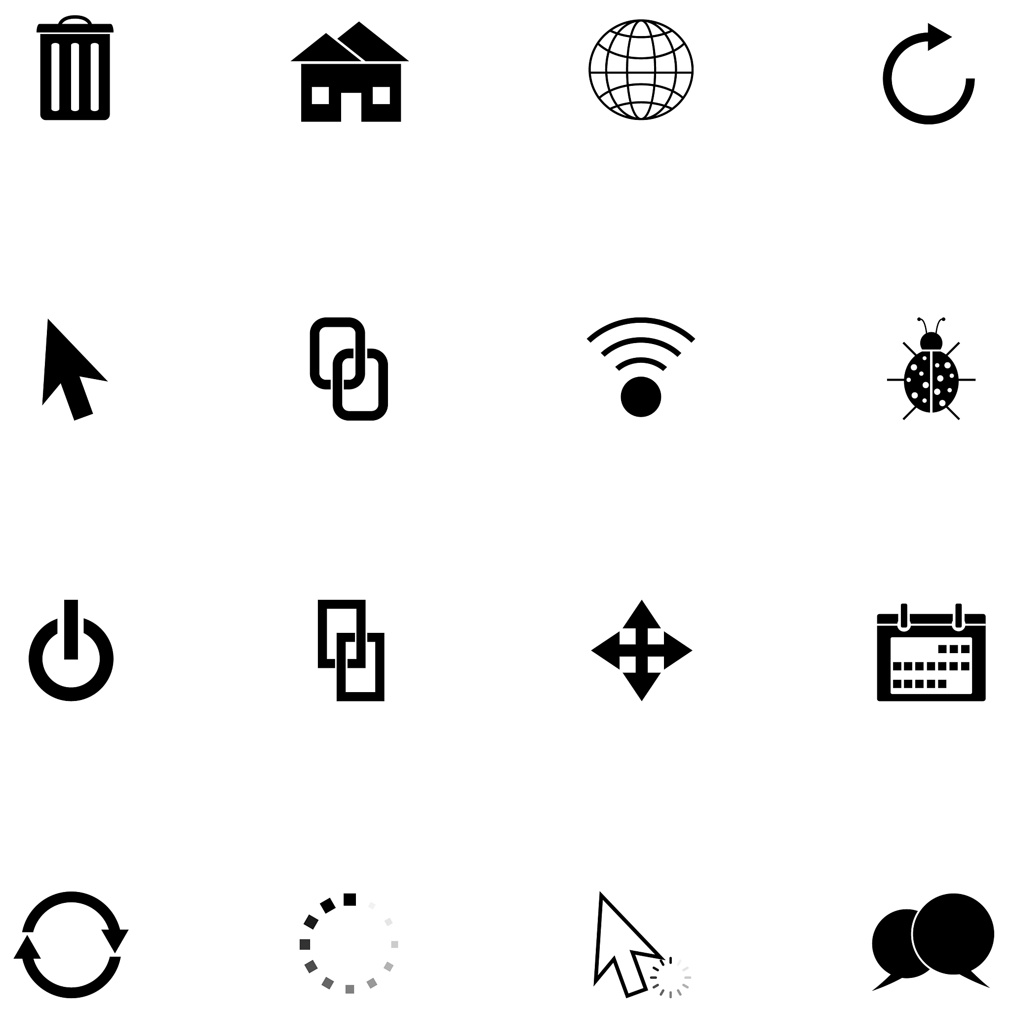 web icon set