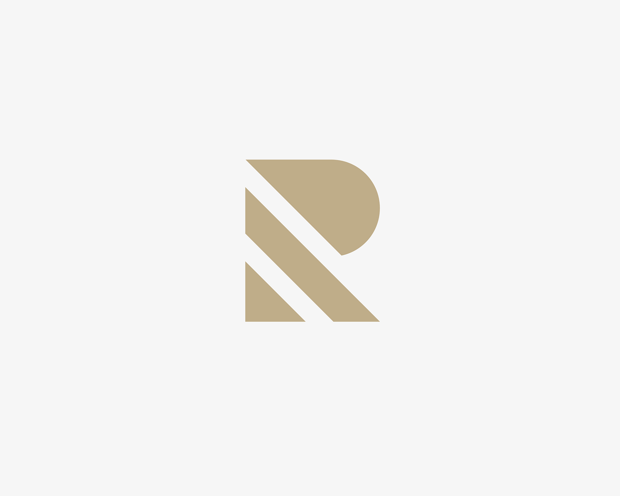 stripes letter r logotype creative abc