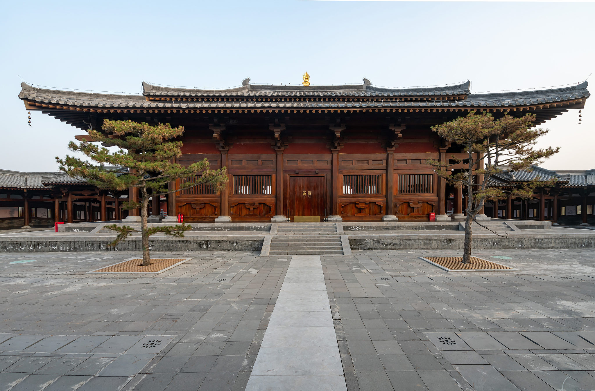 ancient architecture park of han dynasty in taiyuan, shanxi, chi