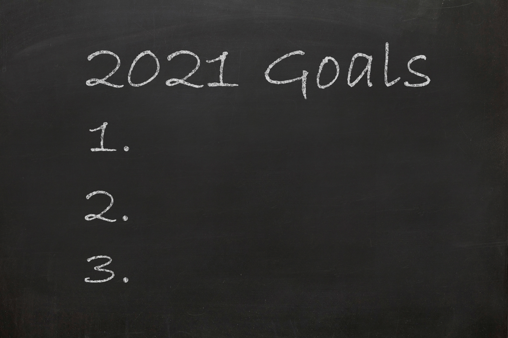 new year resolutions 2021 plan list