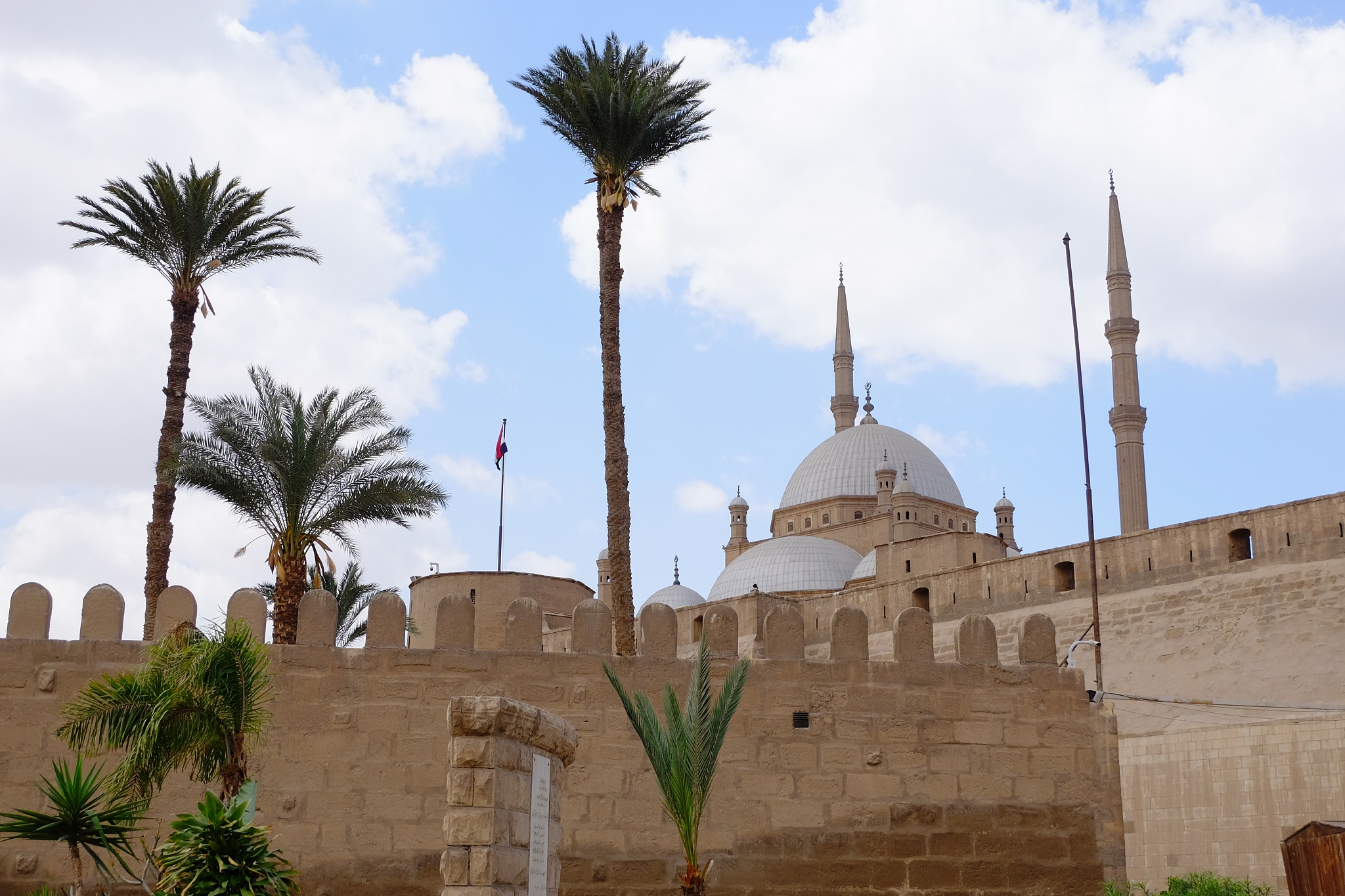 mohammad ali mosque at cairo, egypt