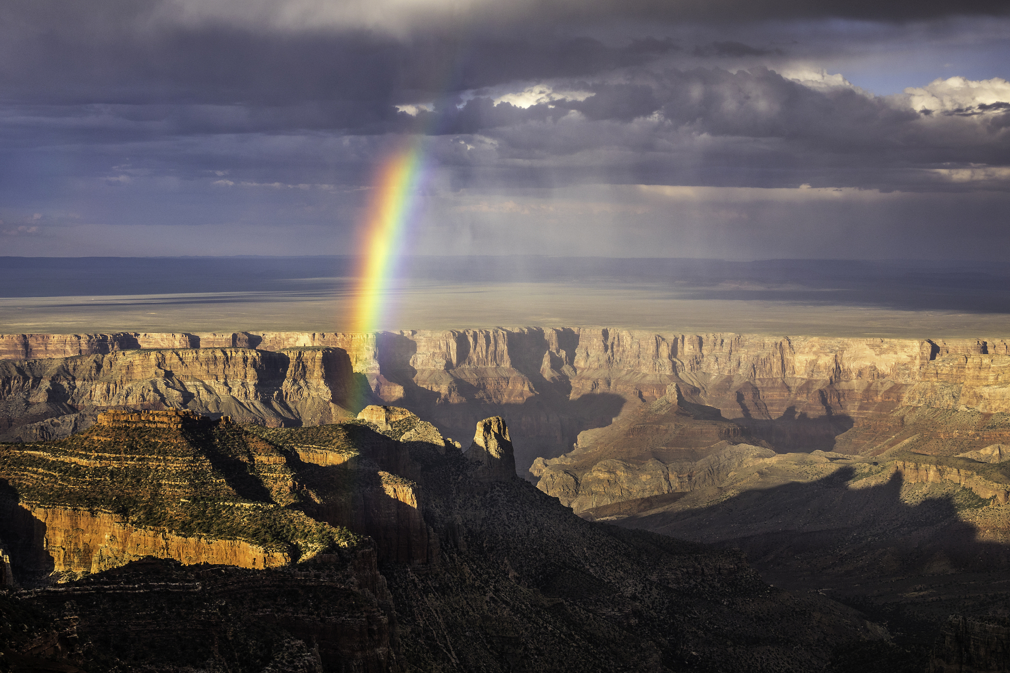 rainbow at roosevelt point