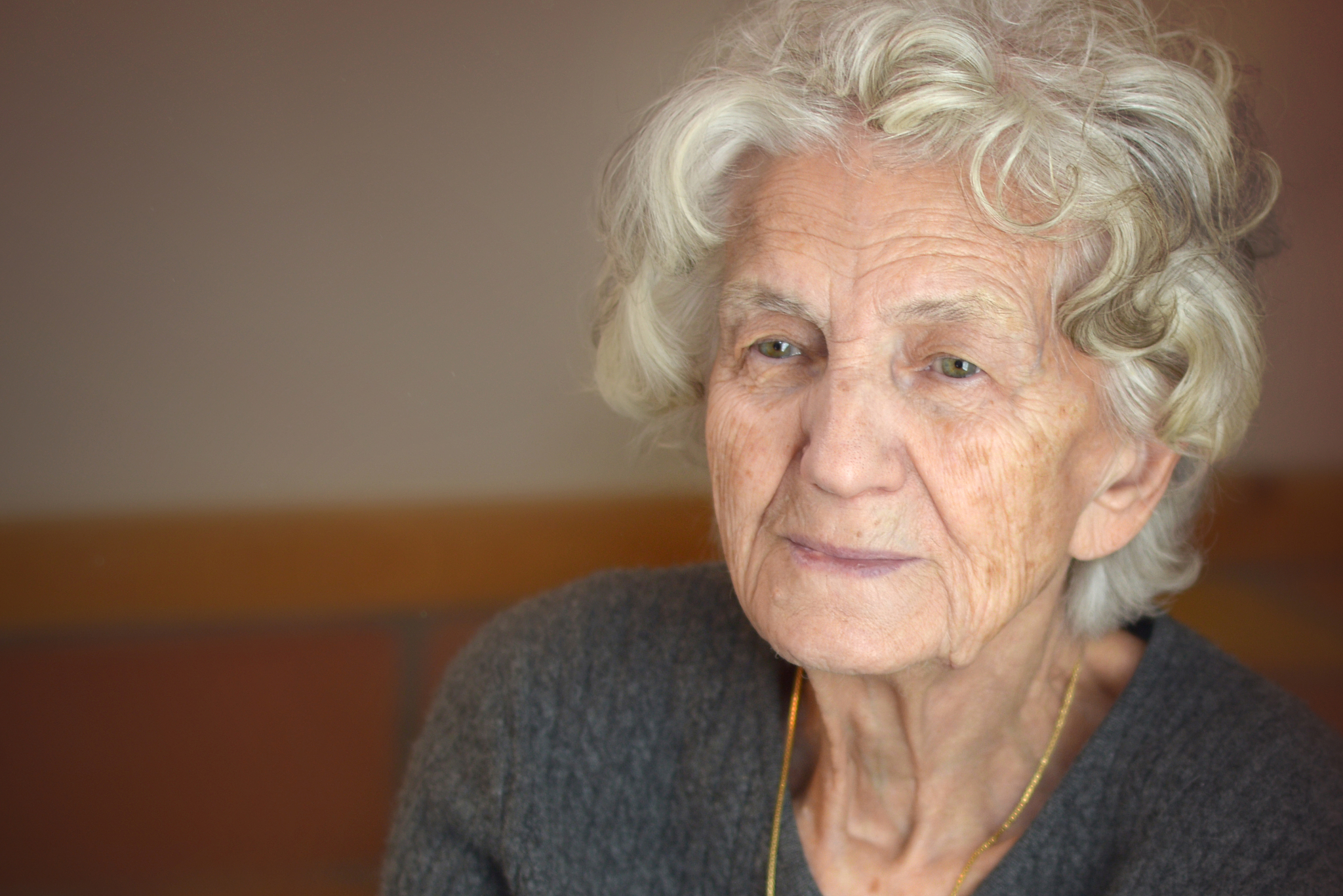 senior women with gentle smile