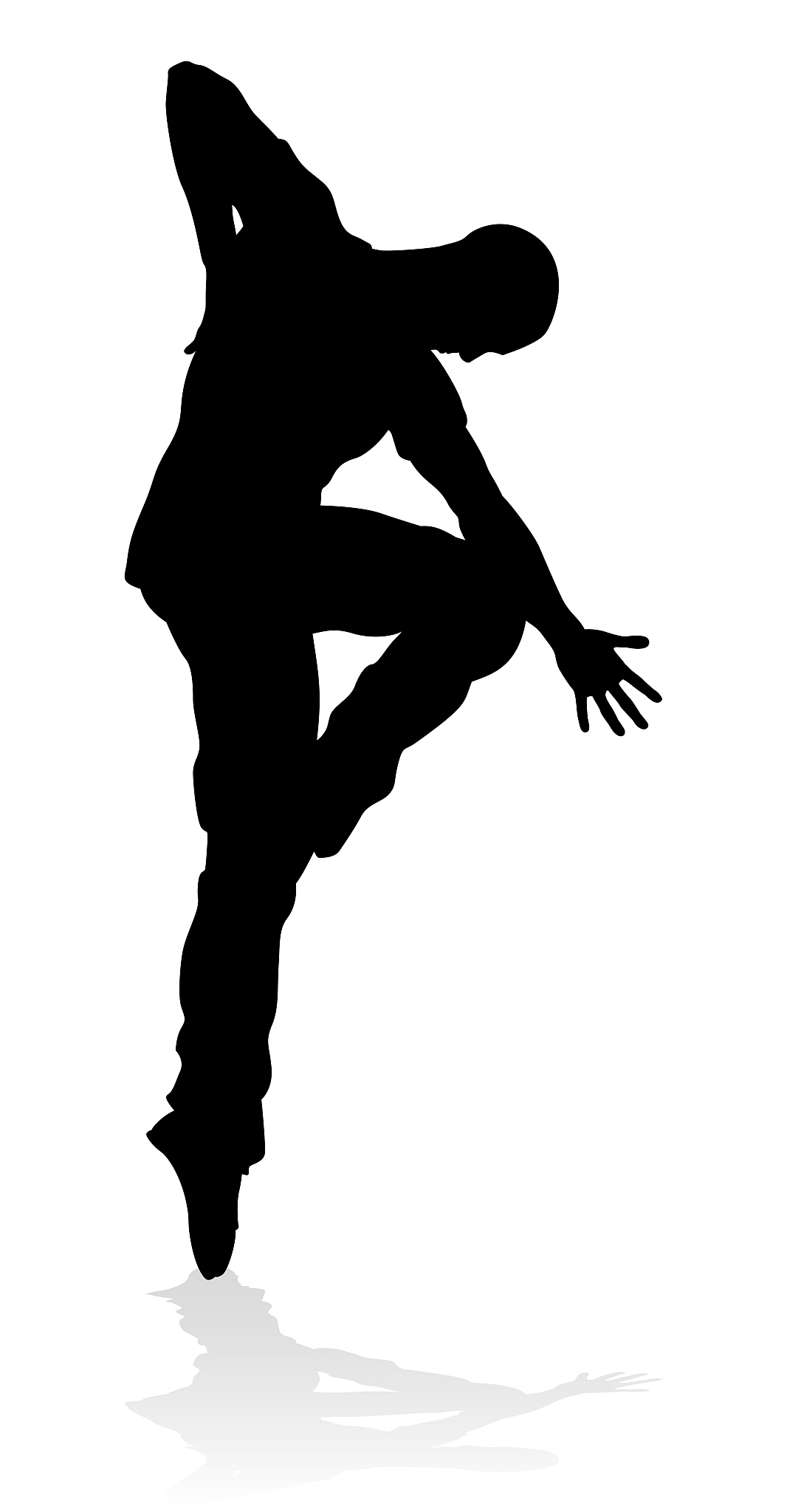 street dance dancer silhouette