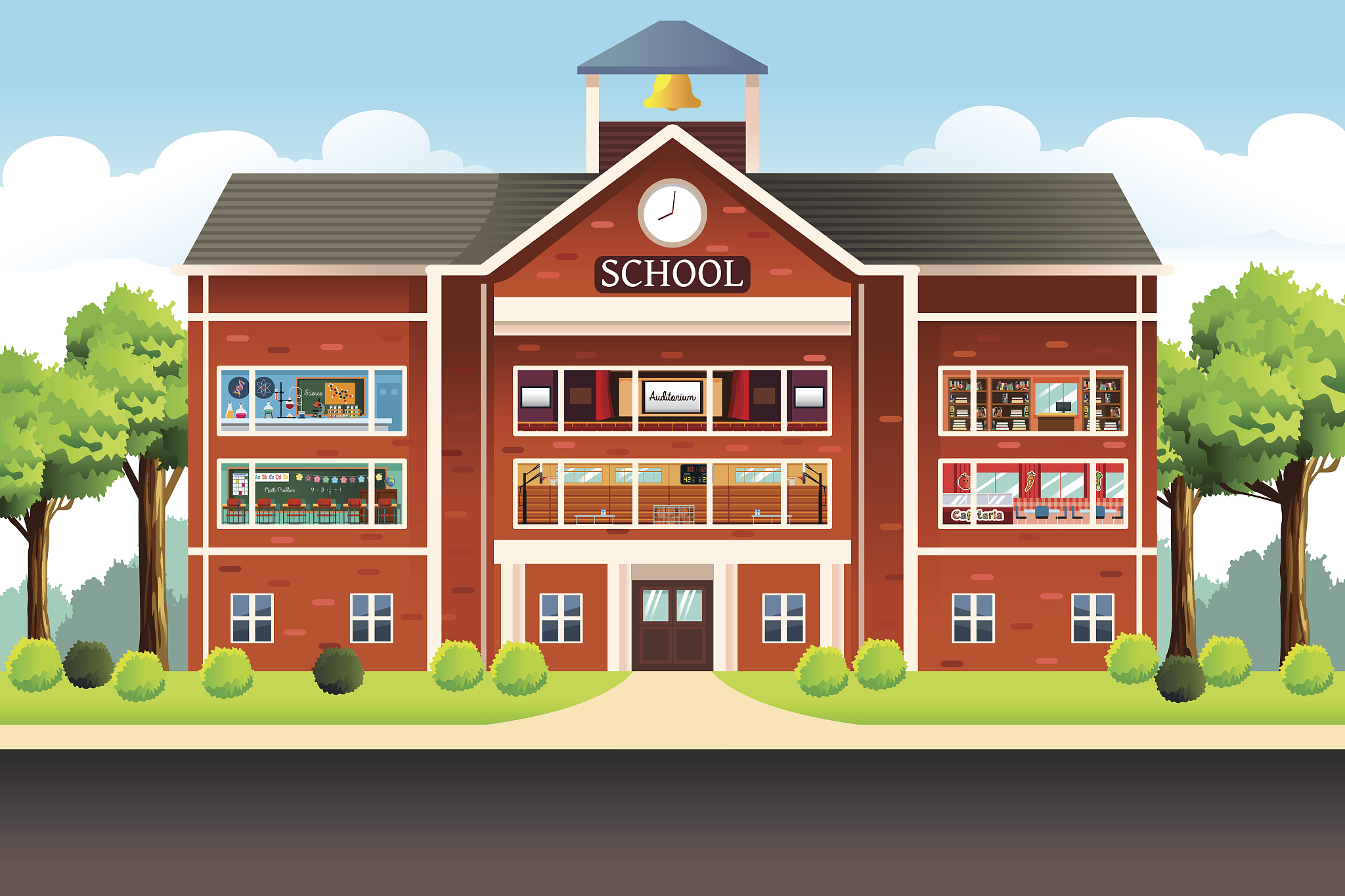 school building