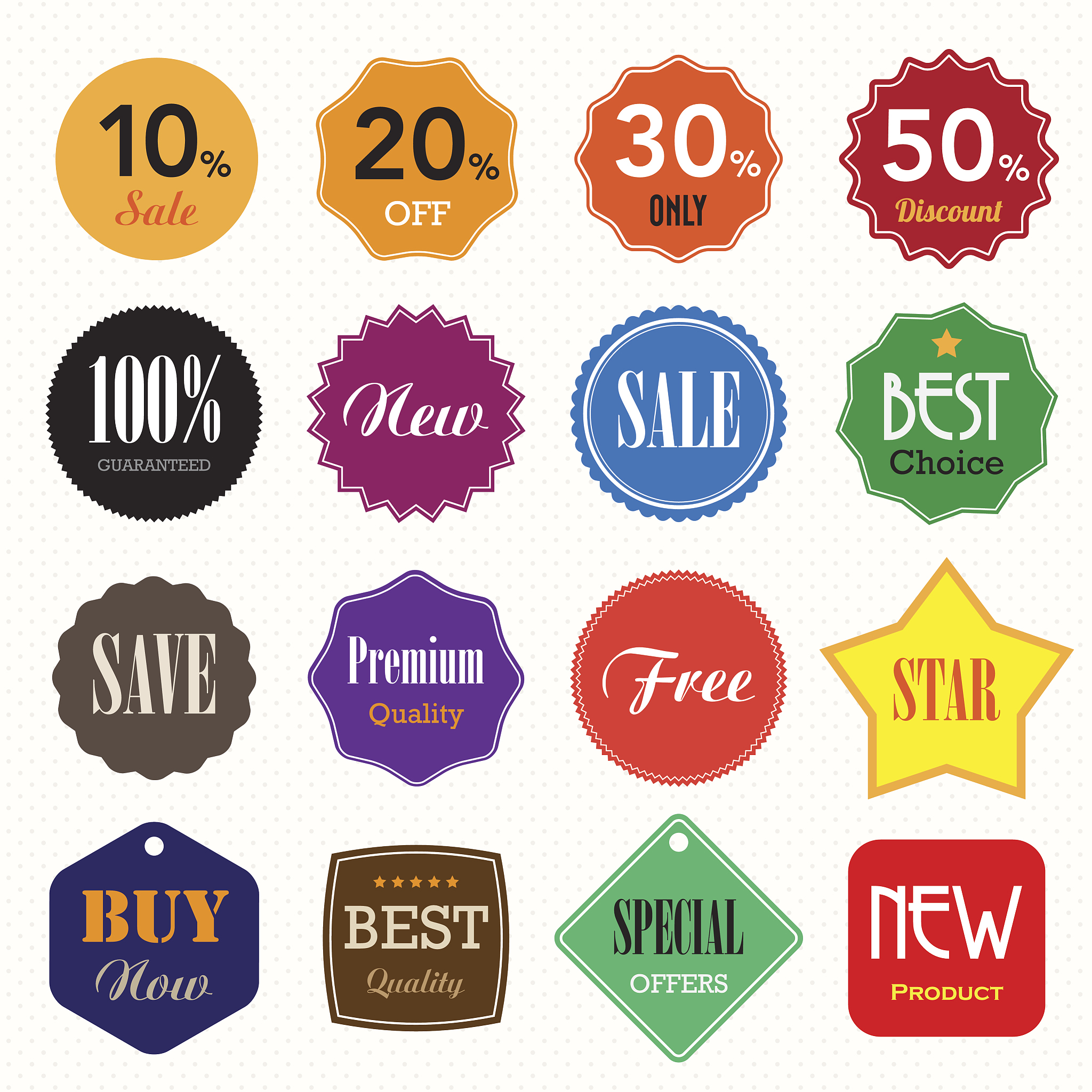 set of retro vintage badges and labels.