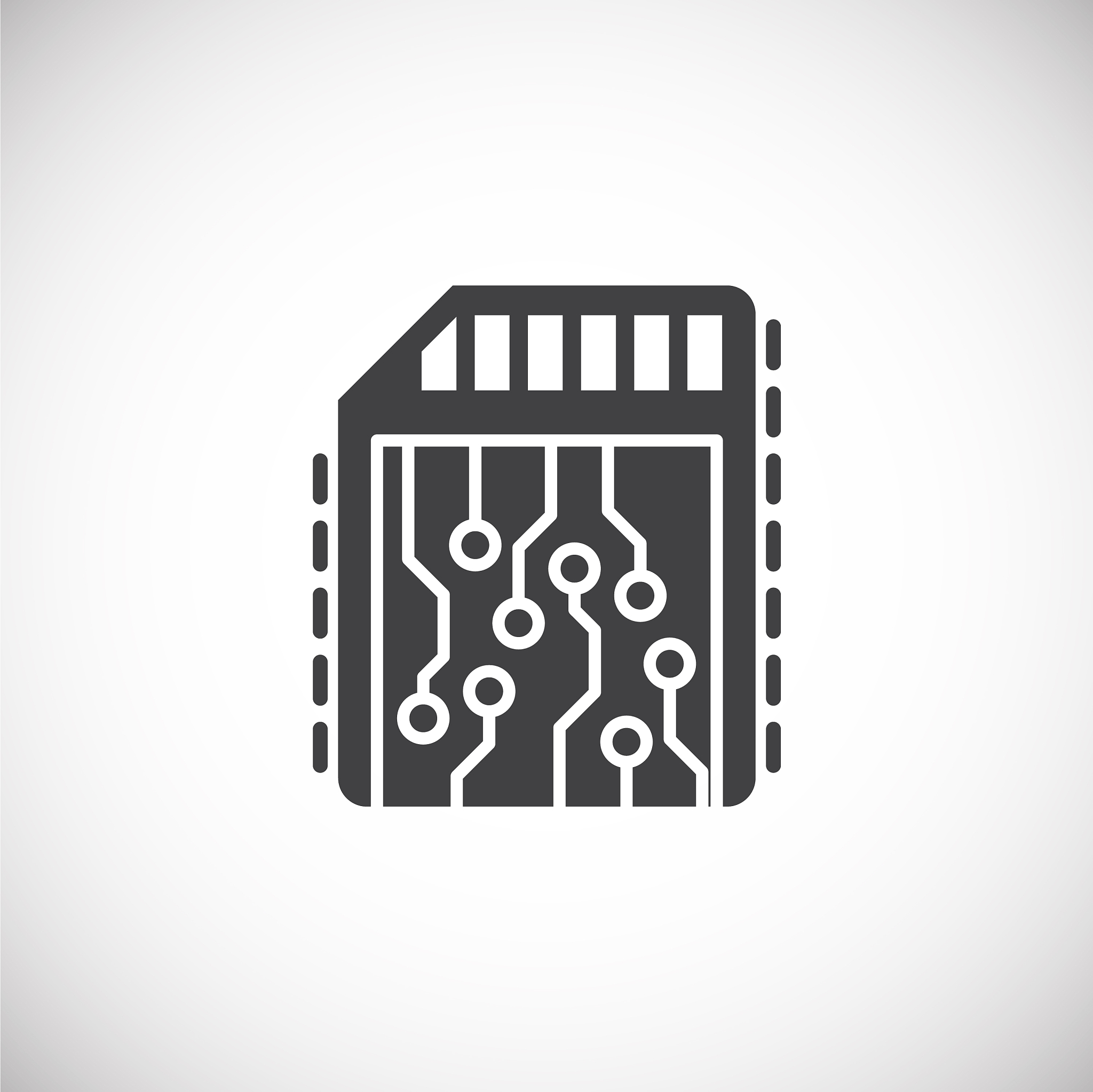 curcuit related icon on background for graphic and