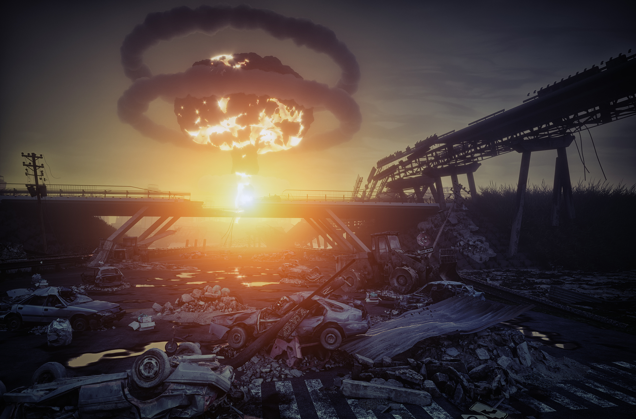 细化剧本：但在建造飞船的途中一位员工因害怕家人出事偷偷打电话给家人把陨石要坠落的事情告诉了家人们。家人们一传十十传百不知什么时候传到了一个黑帮老大的耳朵里他组建了一个军团那些人都觉得世界是没有能力防住陨石的。于是黑帮军团开始密谋着自己的计划。他们决定在独角鲸号飞船完成之前在独角鲸号建设的场地发动一场大规模的袭击来吸引注意力并派其他人去CZ国国家机舱劫持天行者号和终结号飞船并利用它逃离MC大陆。他们