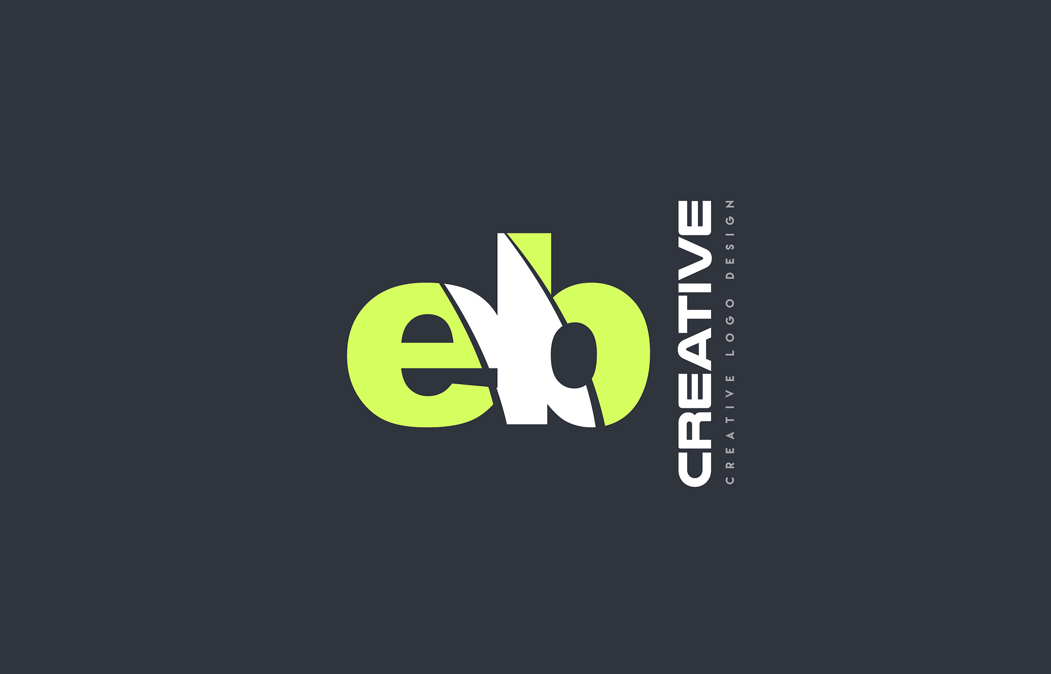 green letter eb e b combination logo icon company