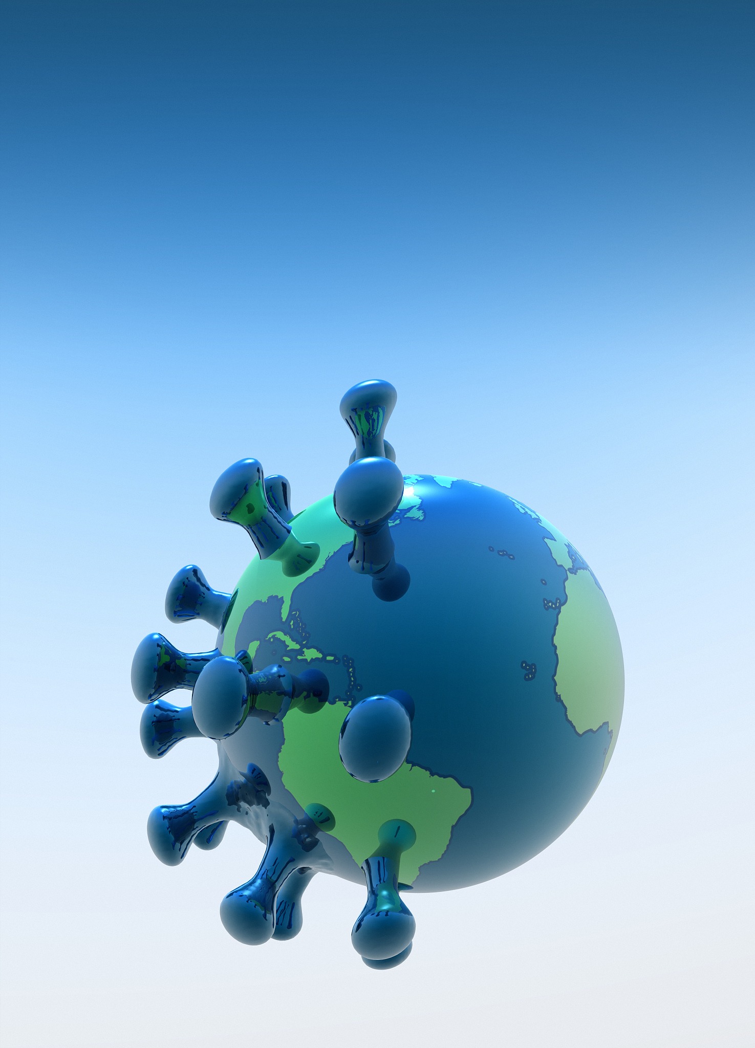 coronavirus pandemic, conceptual illustration